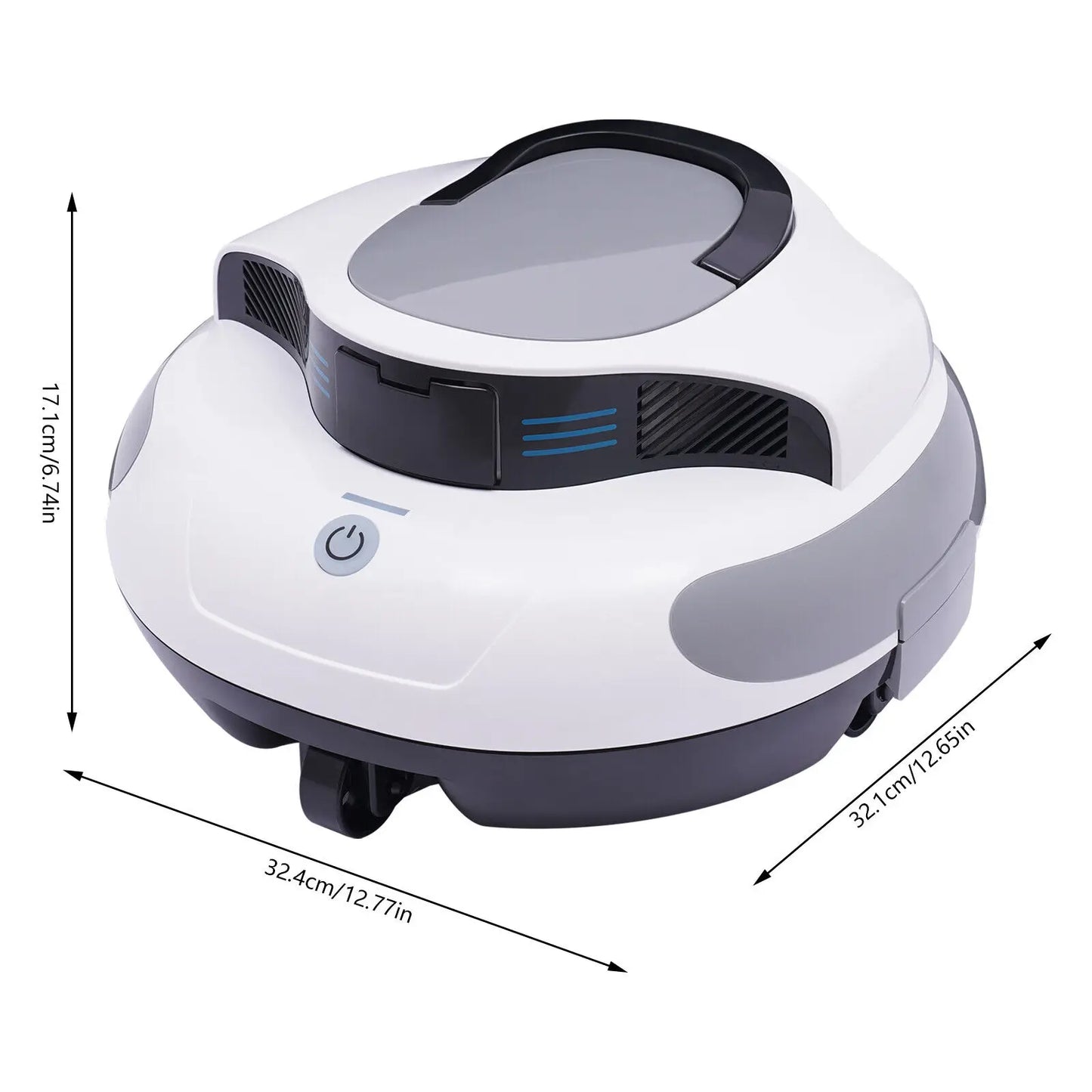 Automatic Cordless Robotic Pool Cleaner, Pool Vacuum for Above Ground Pools