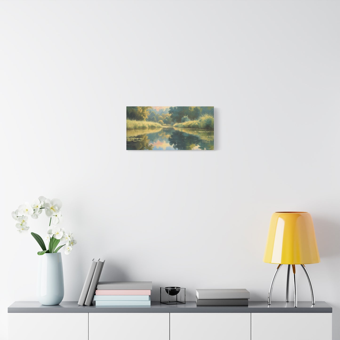 Serene Landscape Canvas Print - "Reflection" series, Wall Art Decor, Home Décor, Gift for Nature Lovers, Living Room Decoration