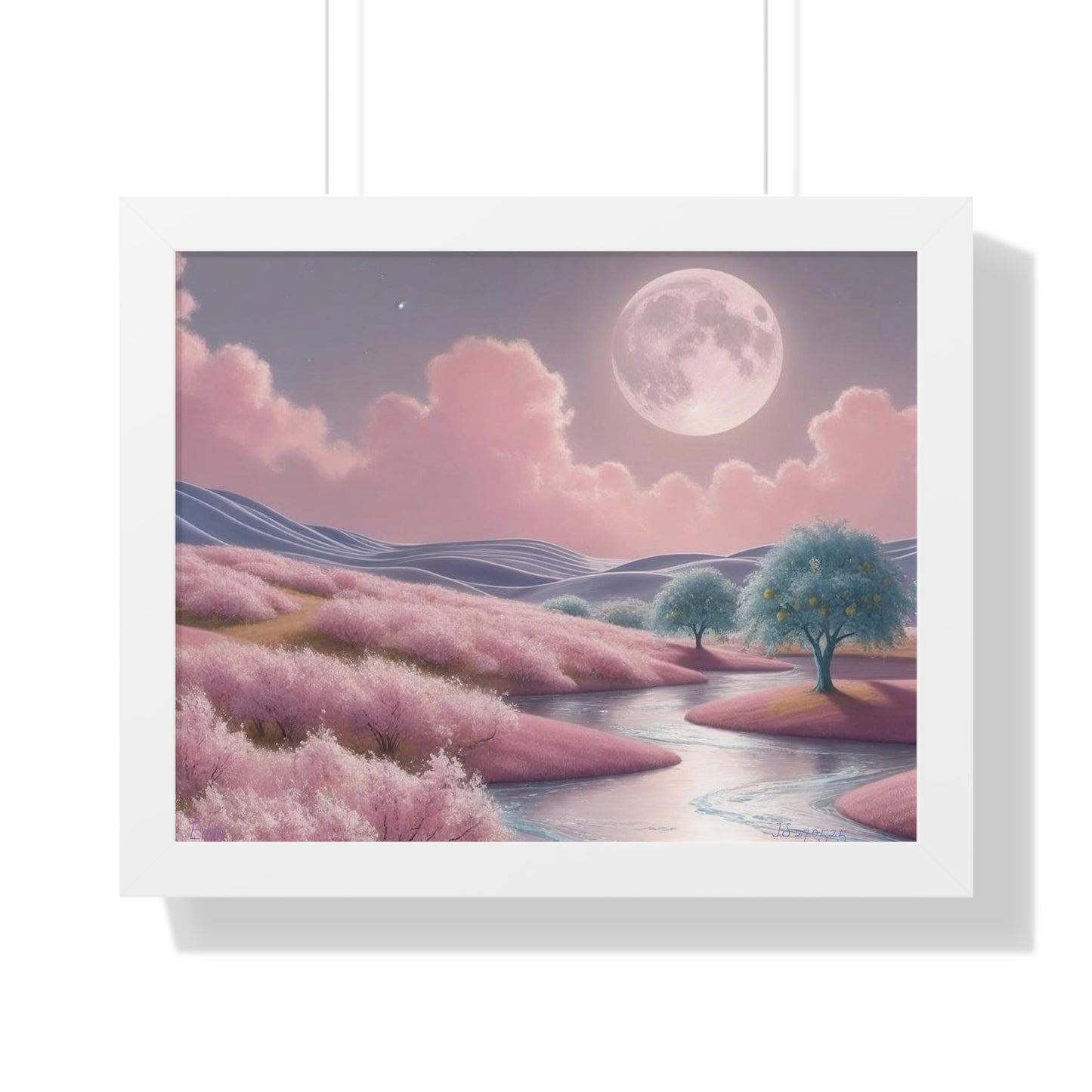"Eden Beyond Stars", Dreamy Art for Home Decor "Eden" Series, Modern Home Art, Unique Gift for Her, Beach House Wall Art, Stylish Decor