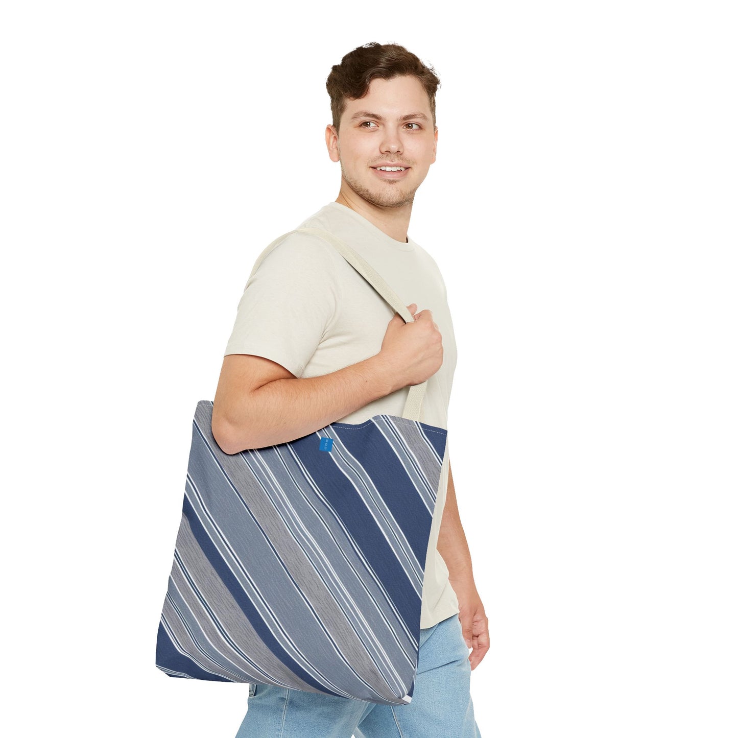 Stylish Striped Tote Bag for Everyday Use, Shopping, Beach Trips, Eco-Friendly Gift, Casual Fashion