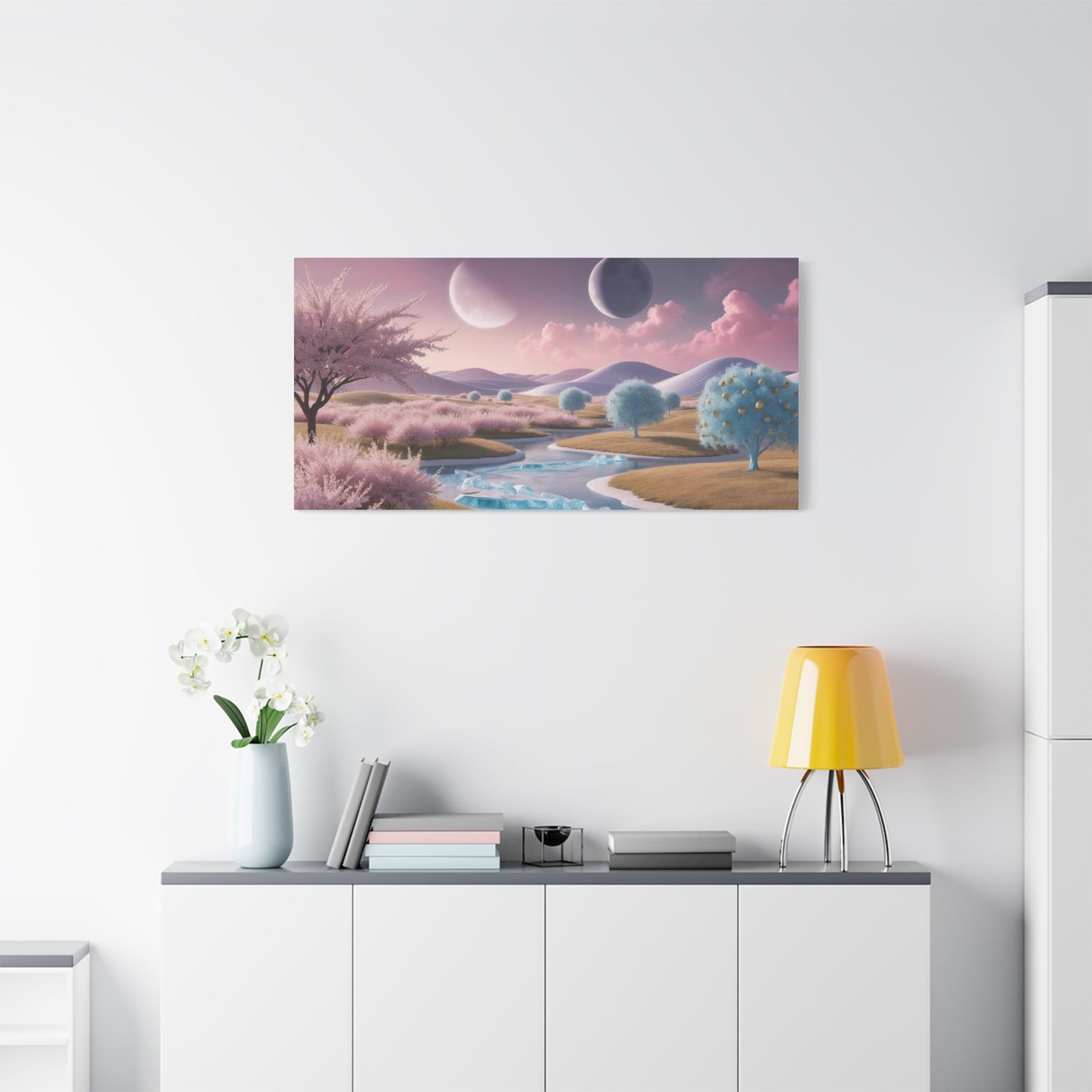 Eden Beyond Stars, Canvas Print , Wall Art Decor, Home Décor, Gift for Nature Lovers, Living Room Decoration