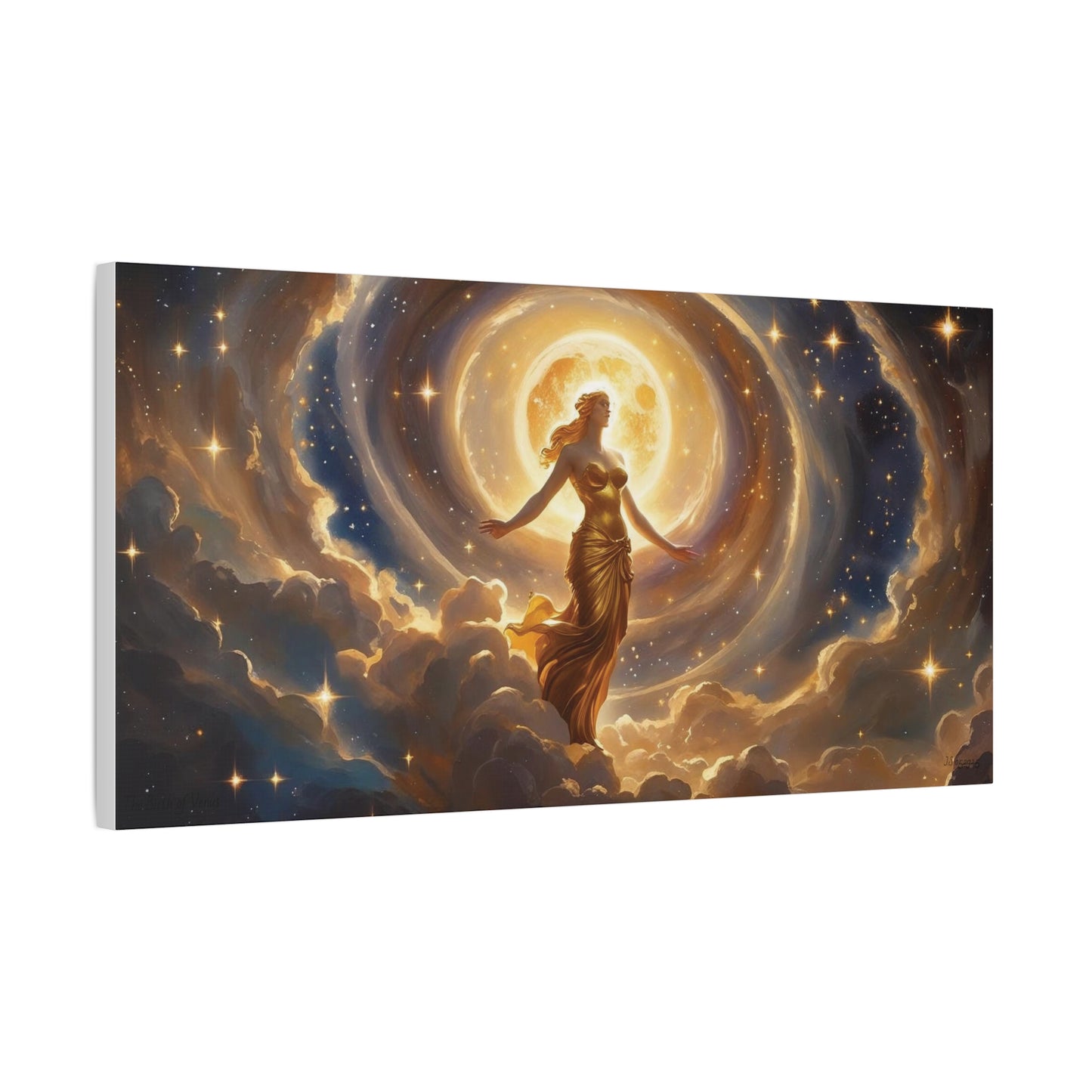 Serene Landscape Canvas Print - "The Birth of Venus" series, Wall Art Decor, Home Décor, Gift for Nature Lovers, Living Room Decoration