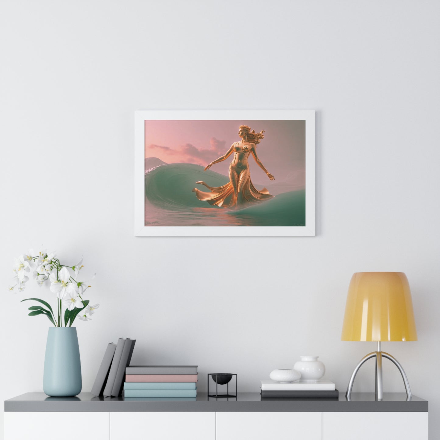 Dreamy Art for Home Decor "The Birth of Venus" Series, Modern Home Art, Unique Gift for Her, Beach House Wall Art, Stylish Decor