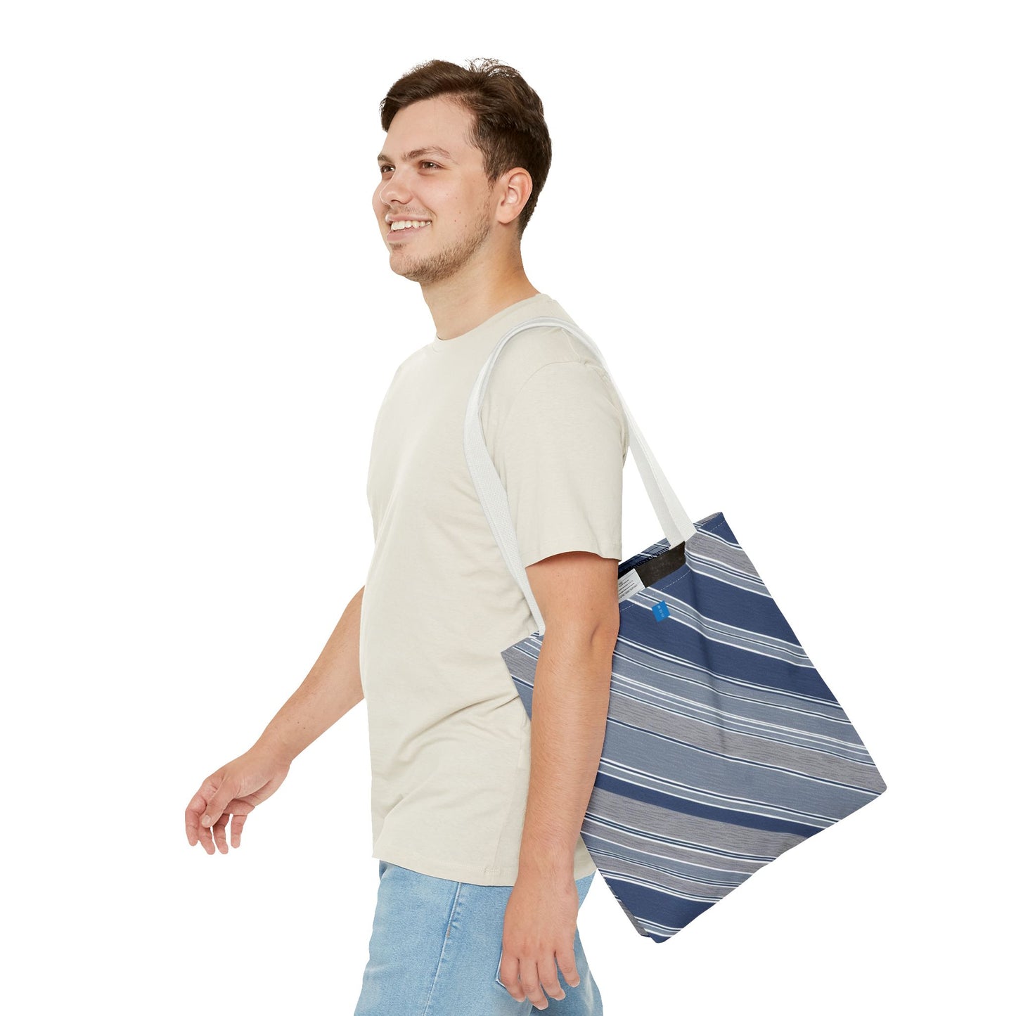 Stylish Striped Tote Bag for Everyday Use, Shopping, Beach Trips, Eco-Friendly Gift, Casual Fashion