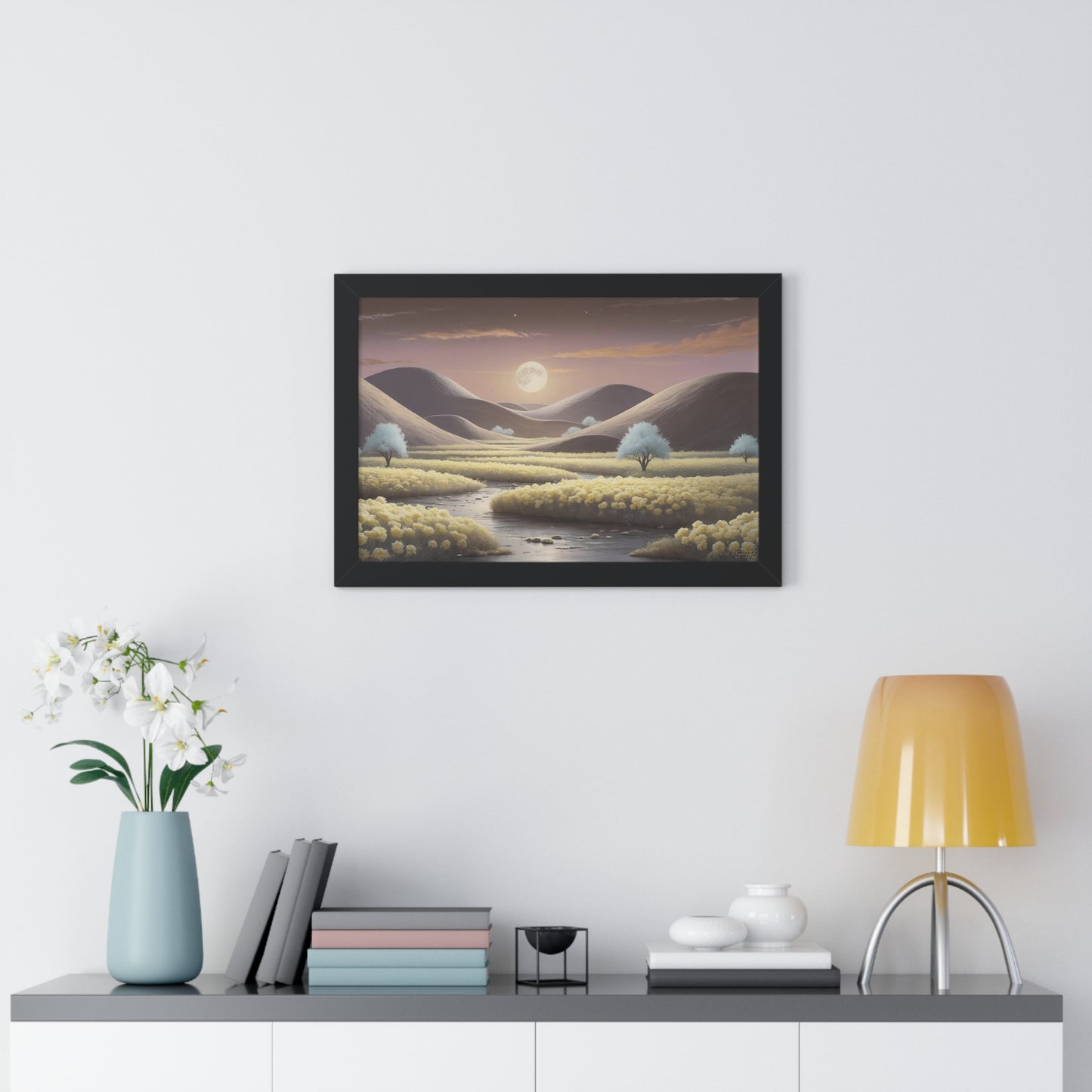 Dreamy Art for Home Decor "Eden Beyond Stars" Series, Modern Home Art, Unique Gift for Art Lovers, Beach House Wall Art, Stylish Decor