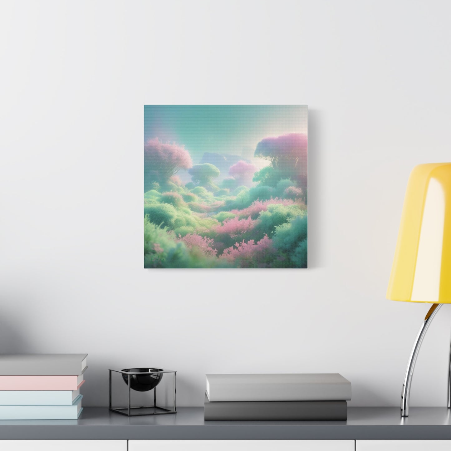 Eden Dreamscape Matte Canvas Wall Art, Tranquil Landscape Decor, Home Office Decor, Gift for Nature Lovers, Serenity Art Piece