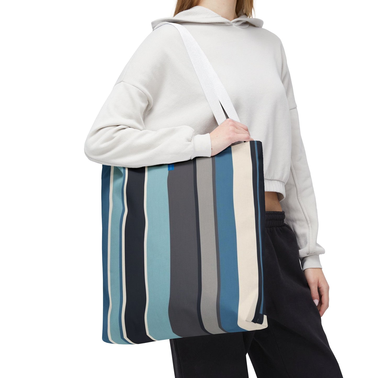 Stylish Striped Tote Bag | Versatile Reusable Shopper | Beach, Gym, Shopping, or Travel Essential | Fun Gift Idea