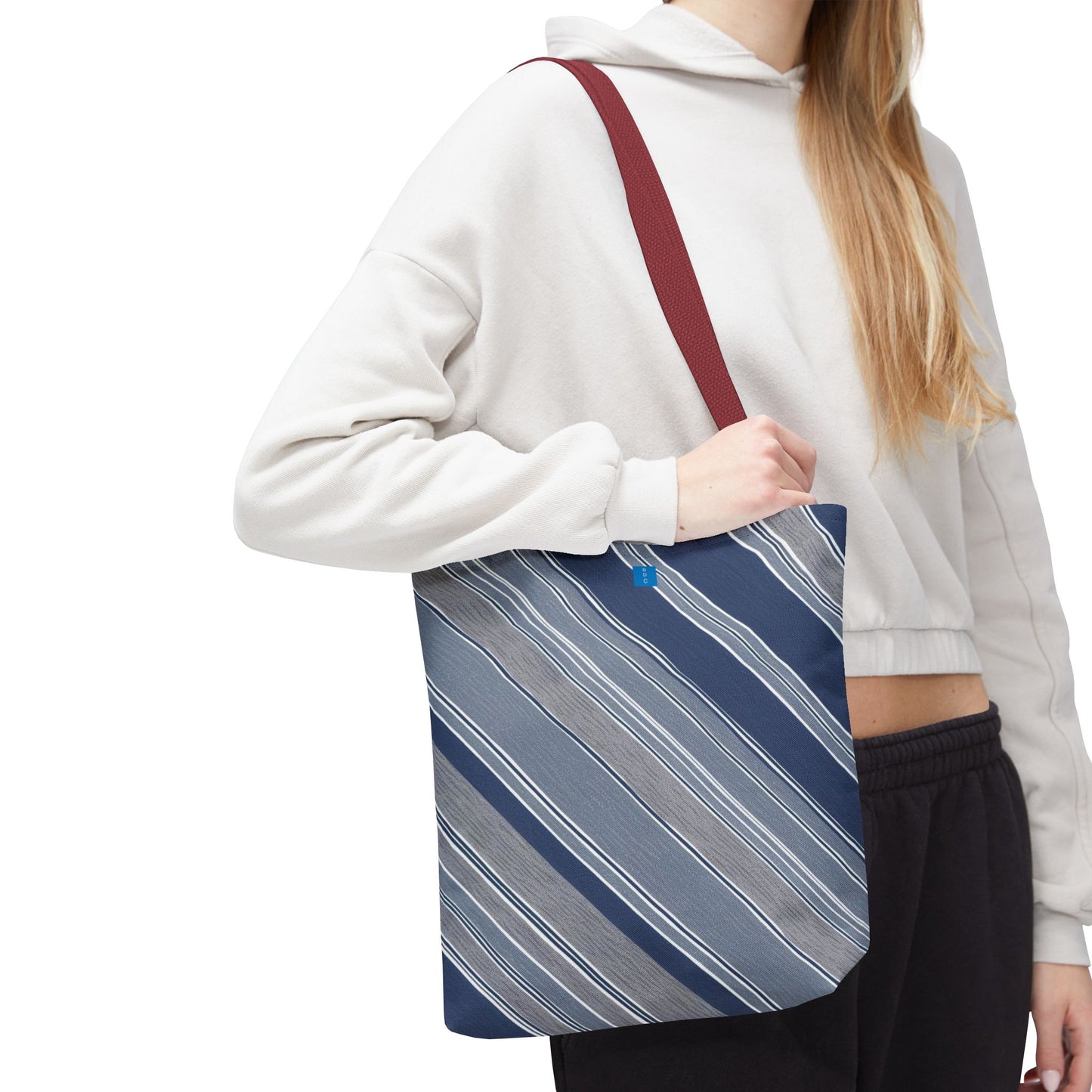 Stylish Striped Tote Bag for Everyday Use, Shopping, Beach Trips, Eco-Friendly Gift, Casual Fashion