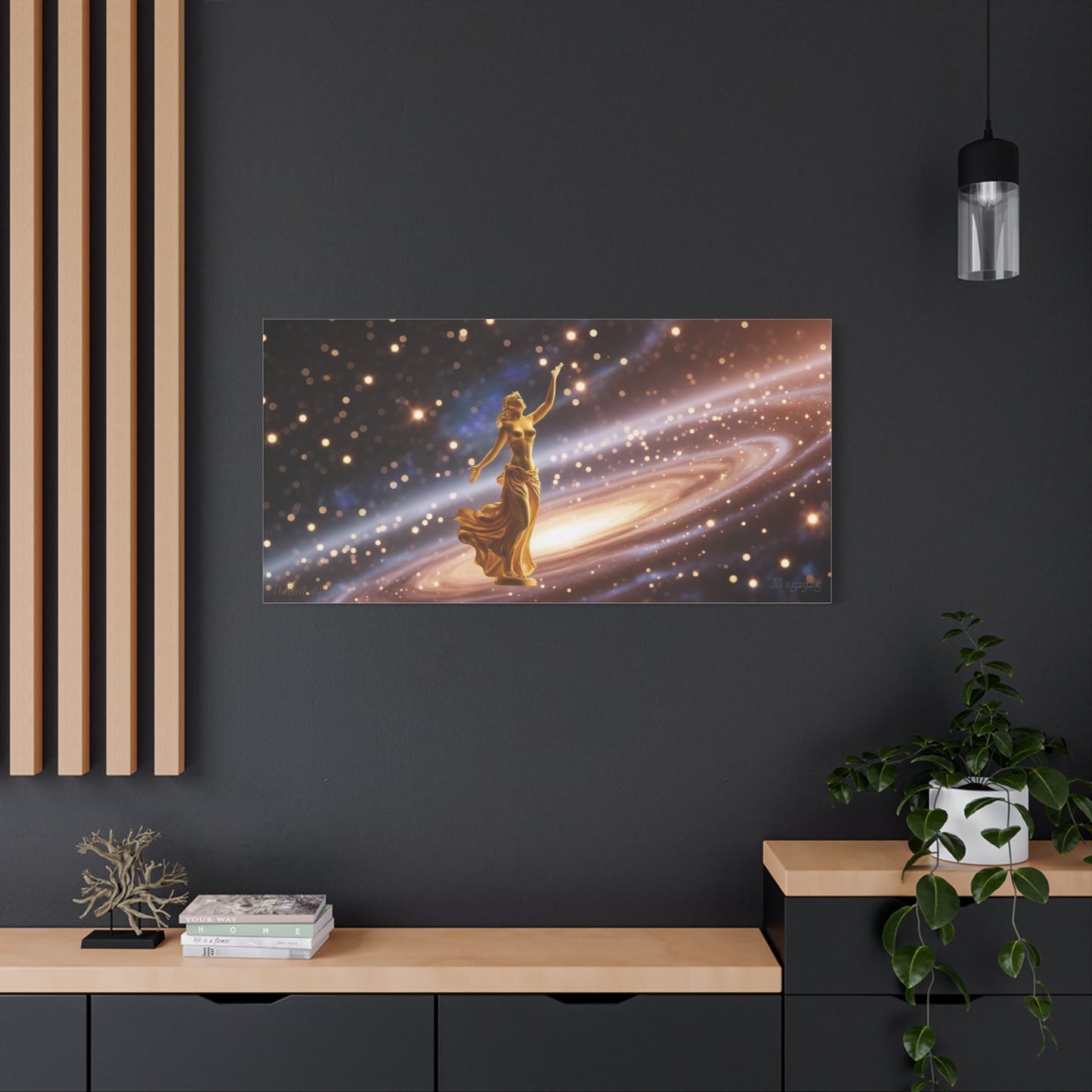 Serene Landscape Canvas Print - "The Birth of Venus" series, Wall Art Decor, Home Décor, Gift for Nature Lovers, Living Room Decoration