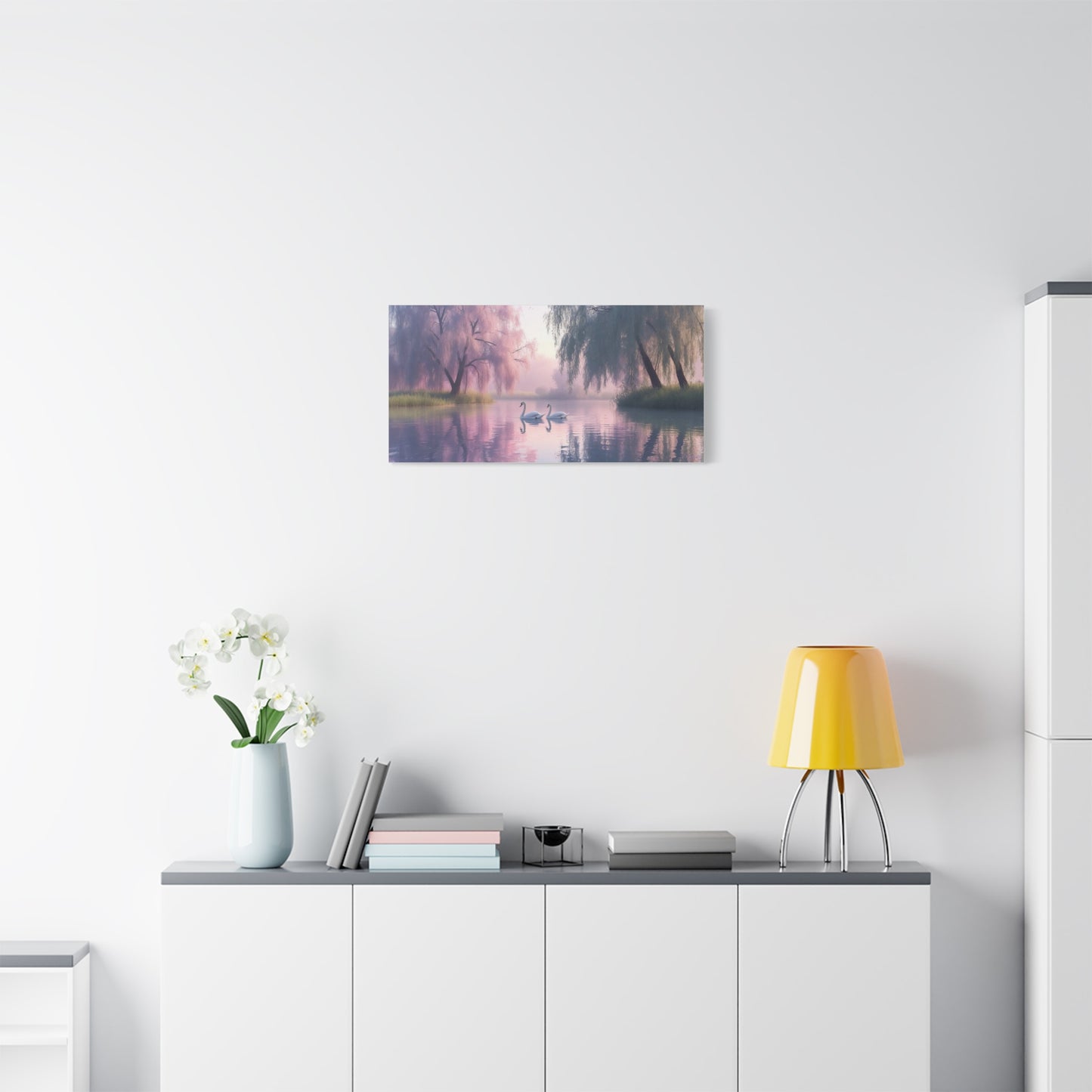 Serene Landscape Canvas Print - "Reflection" series, Wall Art Decor, Home Décor, Gift for Nature Lovers, Living Room Decoration