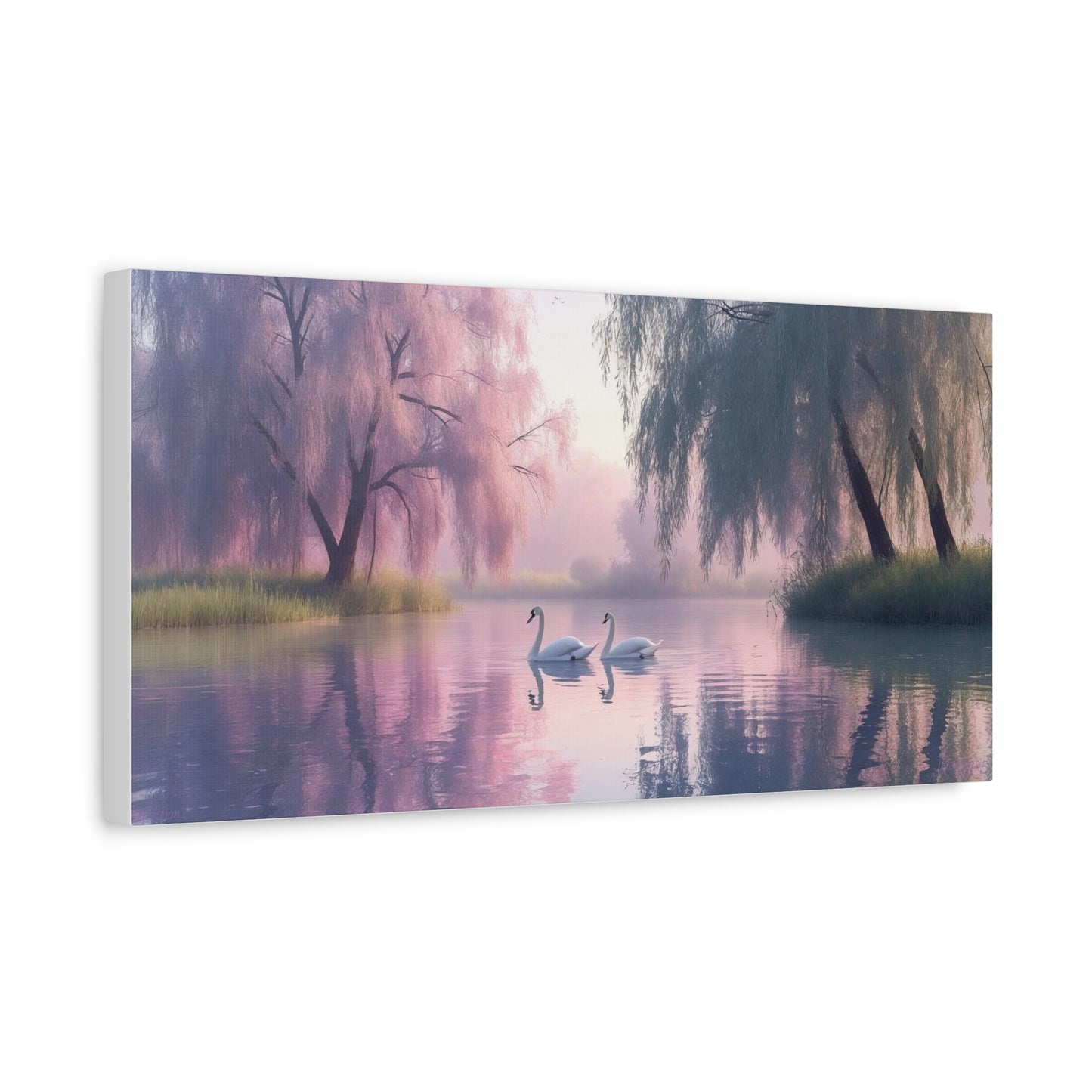 Serene Landscape Canvas Print - "Reflection" series, Wall Art Decor, Home Décor, Gift for Nature Lovers, Living Room Decoration