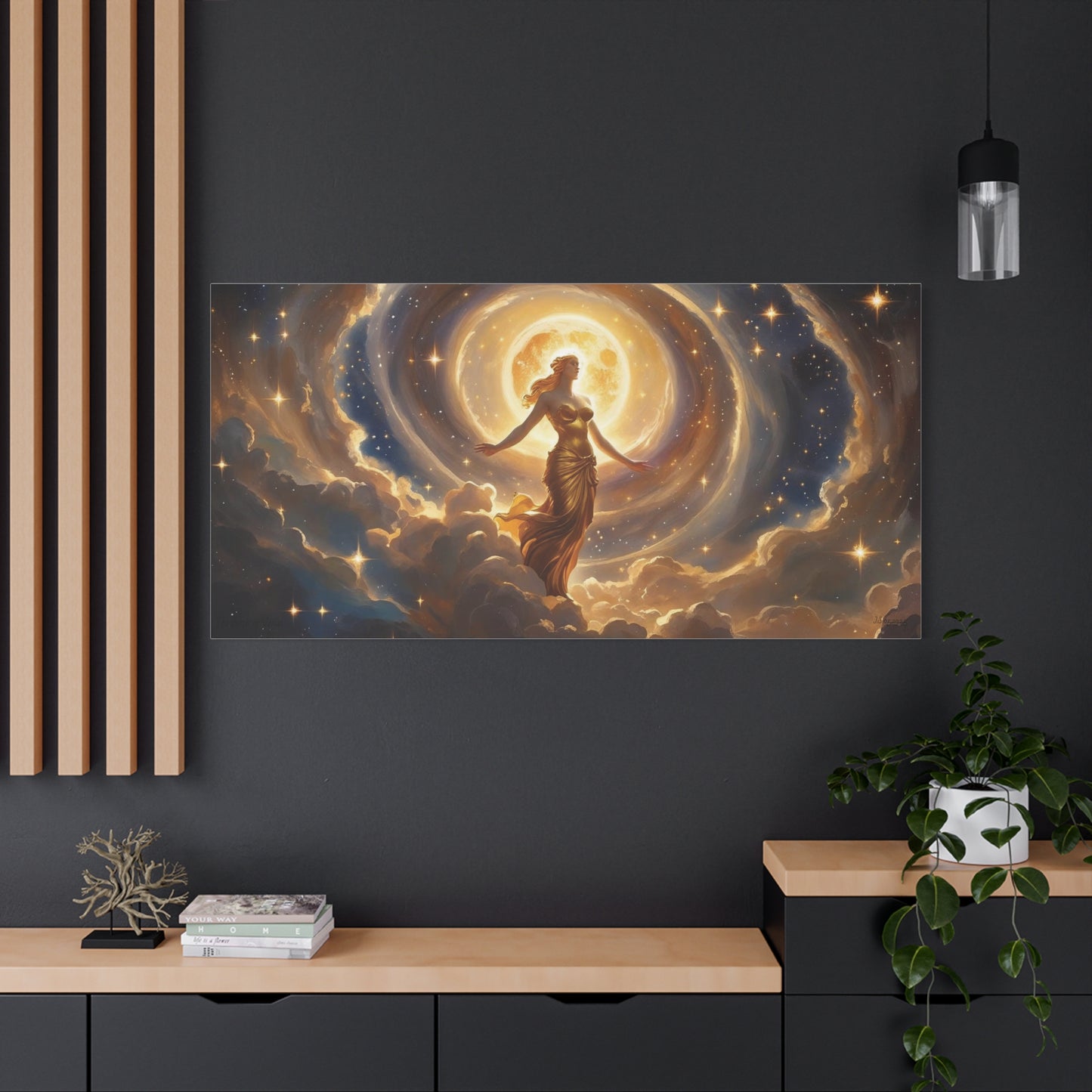 Serene Landscape Canvas Print - "The Birth of Venus" series, Wall Art Decor, Home Décor, Gift for Nature Lovers, Living Room Decoration