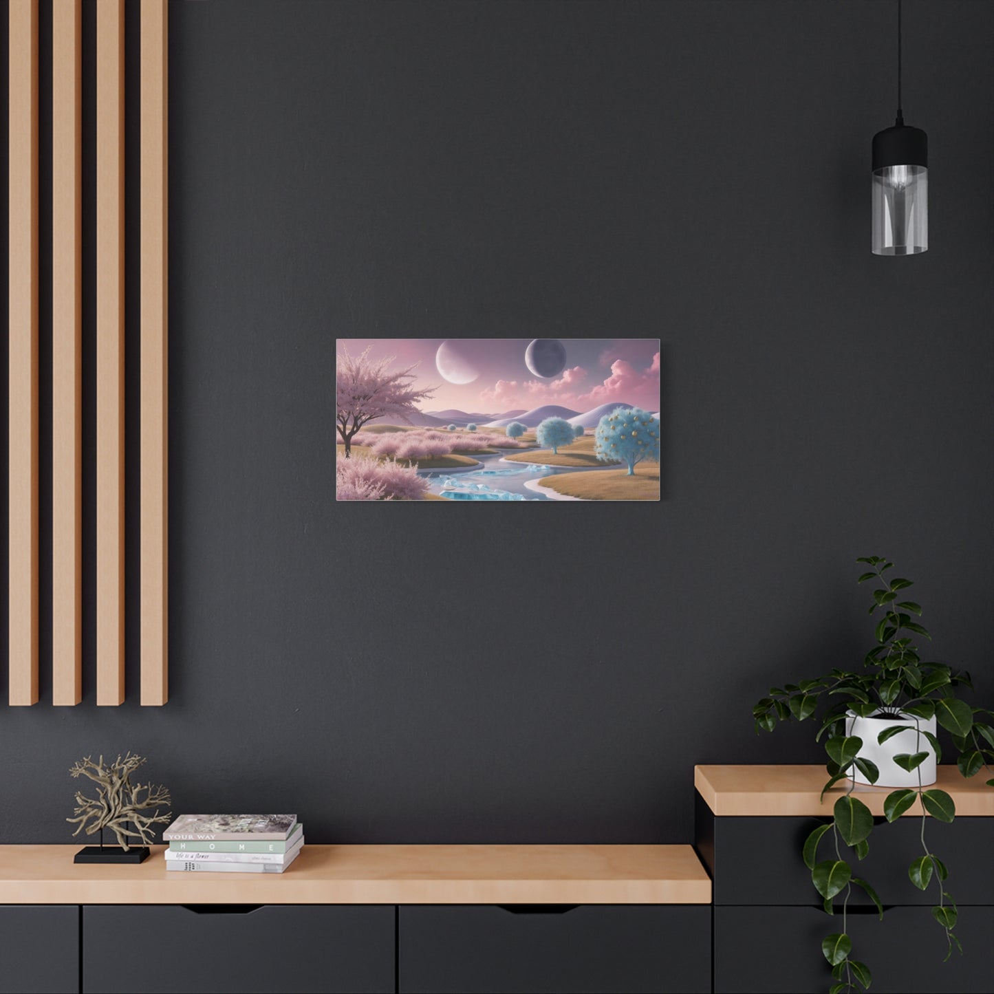 Eden Beyond Stars, Canvas Print , Wall Art Decor, Home Décor, Gift for Nature Lovers, Living Room Decoration