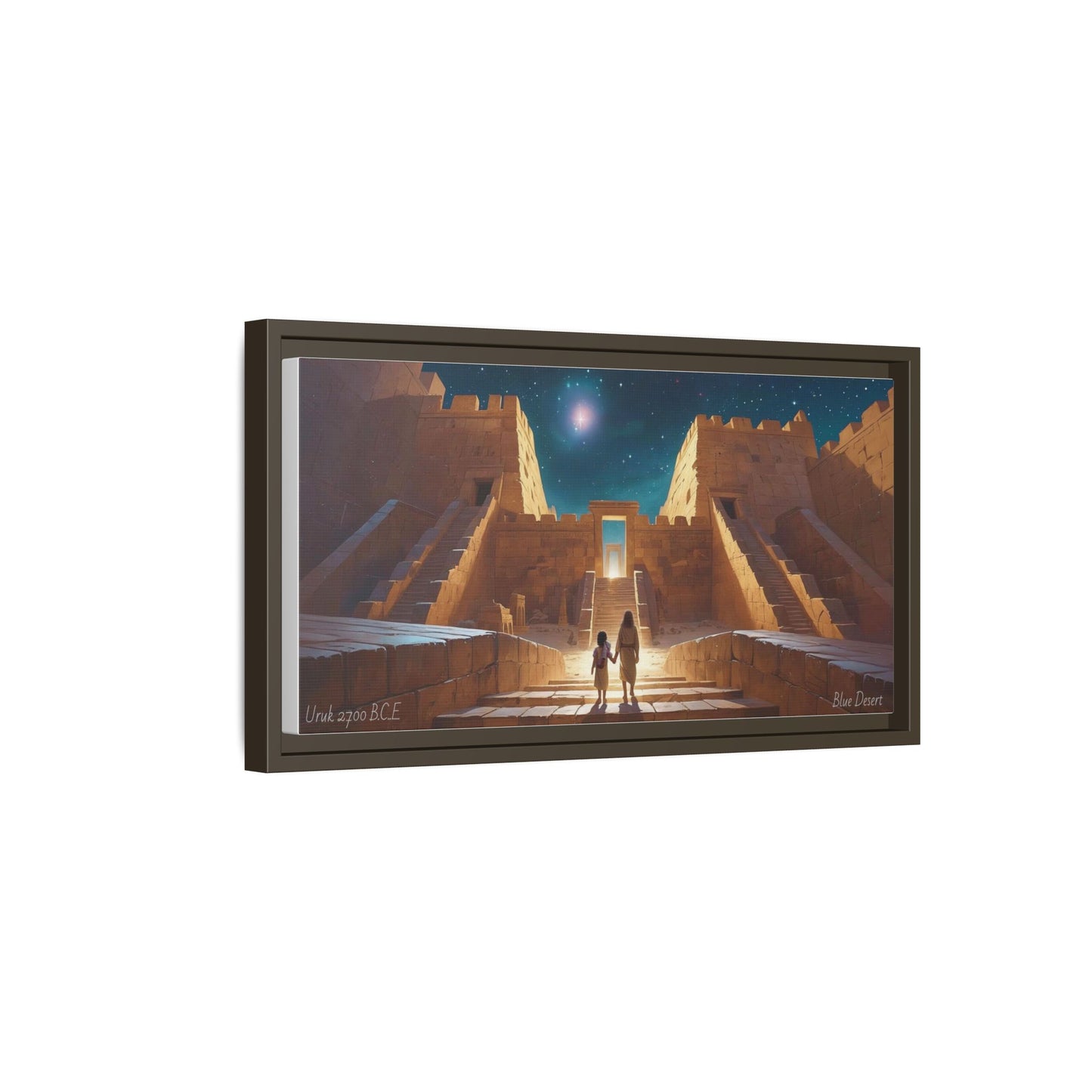 Majestic Canvas Art Painting,"URUK’S NIGHT", Original Art