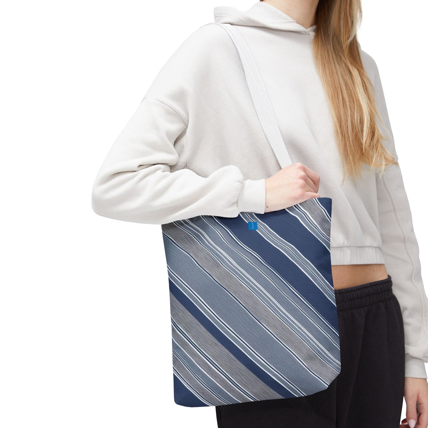 Stylish Striped Tote Bag for Everyday Use, Shopping, Beach Trips, Eco-Friendly Gift, Casual Fashion