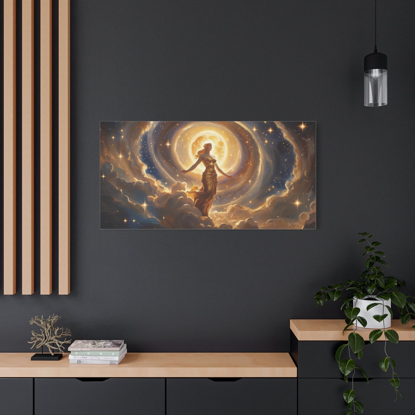 Serene Landscape Canvas Print - "The Birth of Venus" series, Wall Art Decor, Home Décor, Gift for Nature Lovers, Living Room Decoration