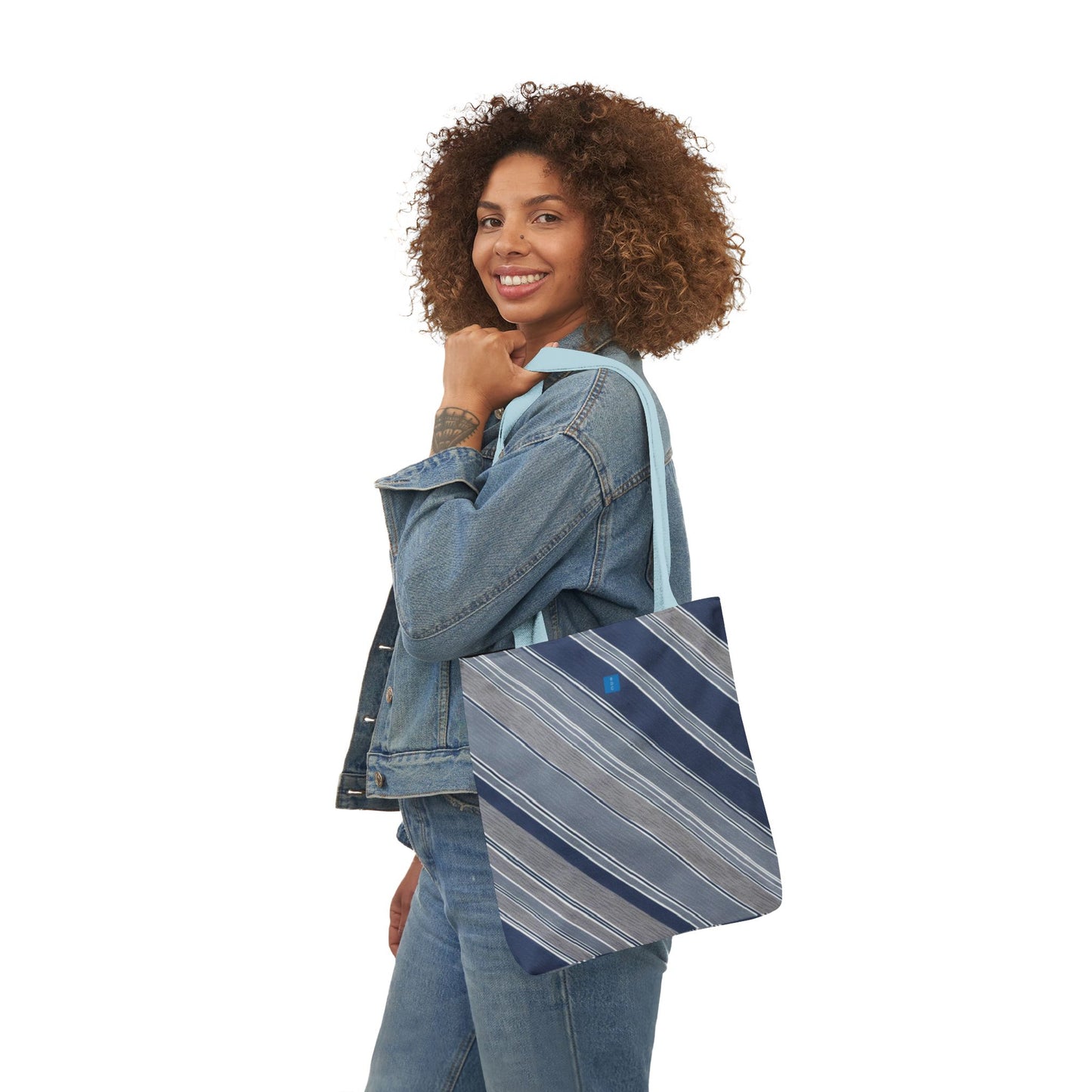 Stylish Canvas Tote Bag with 2-Color Straps, Eco-Friendly Shopping, Beach Day, Weekend Getaway, Gift for Her