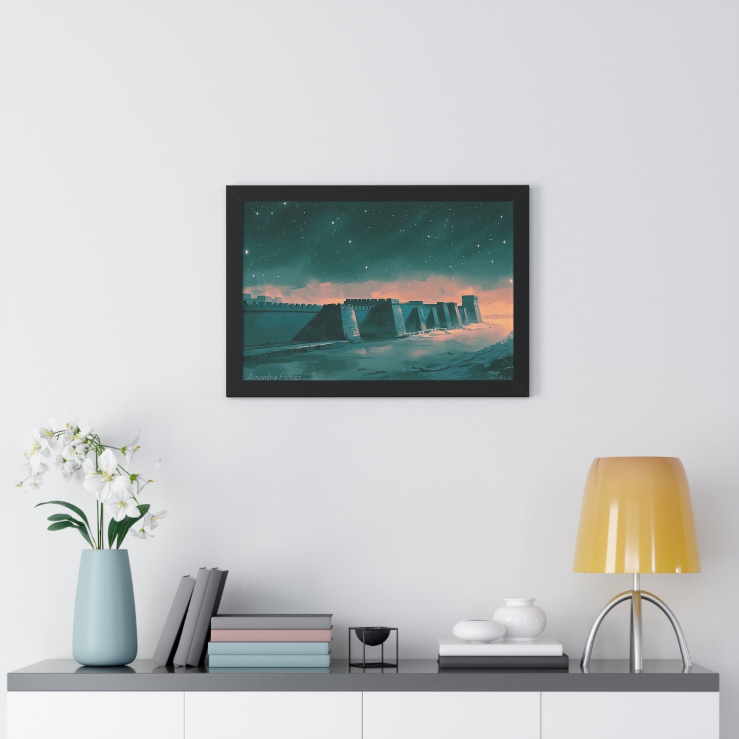 "Alexandria Eschate", Original Art, Wall Decor, Perfect Gift