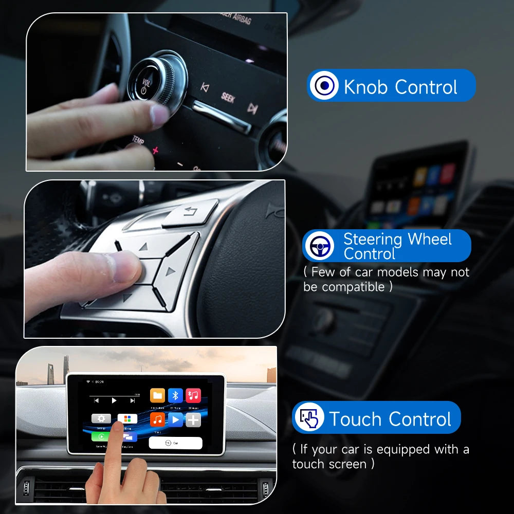 2025 HEYINCAR Smart AI Box Android Auto Wireless CarPlay Adapter For Toyota RAV4 Camry Corolla Crown Highlander Tacoma Yaris