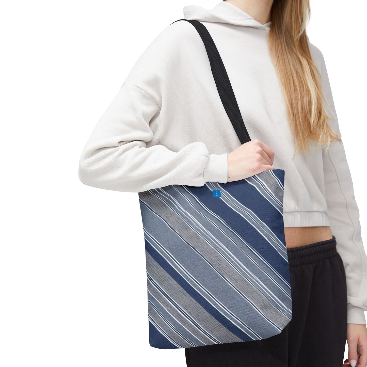 Stylish Striped Tote Bag for Everyday Use, Shopping, Beach Trips, Eco-Friendly Gift, Casual Fashion