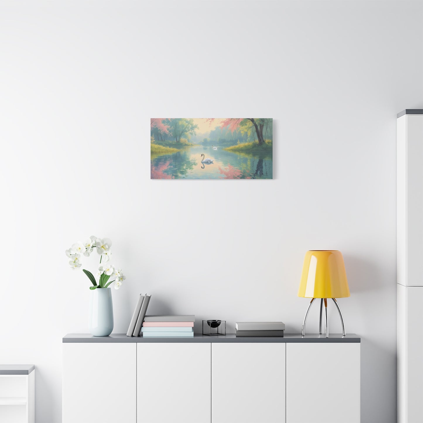 Serene Landscape Canvas Print - "Reflection" series, Wall Art Decor, Home Décor, Gift for Nature Lovers, Living Room Decoration