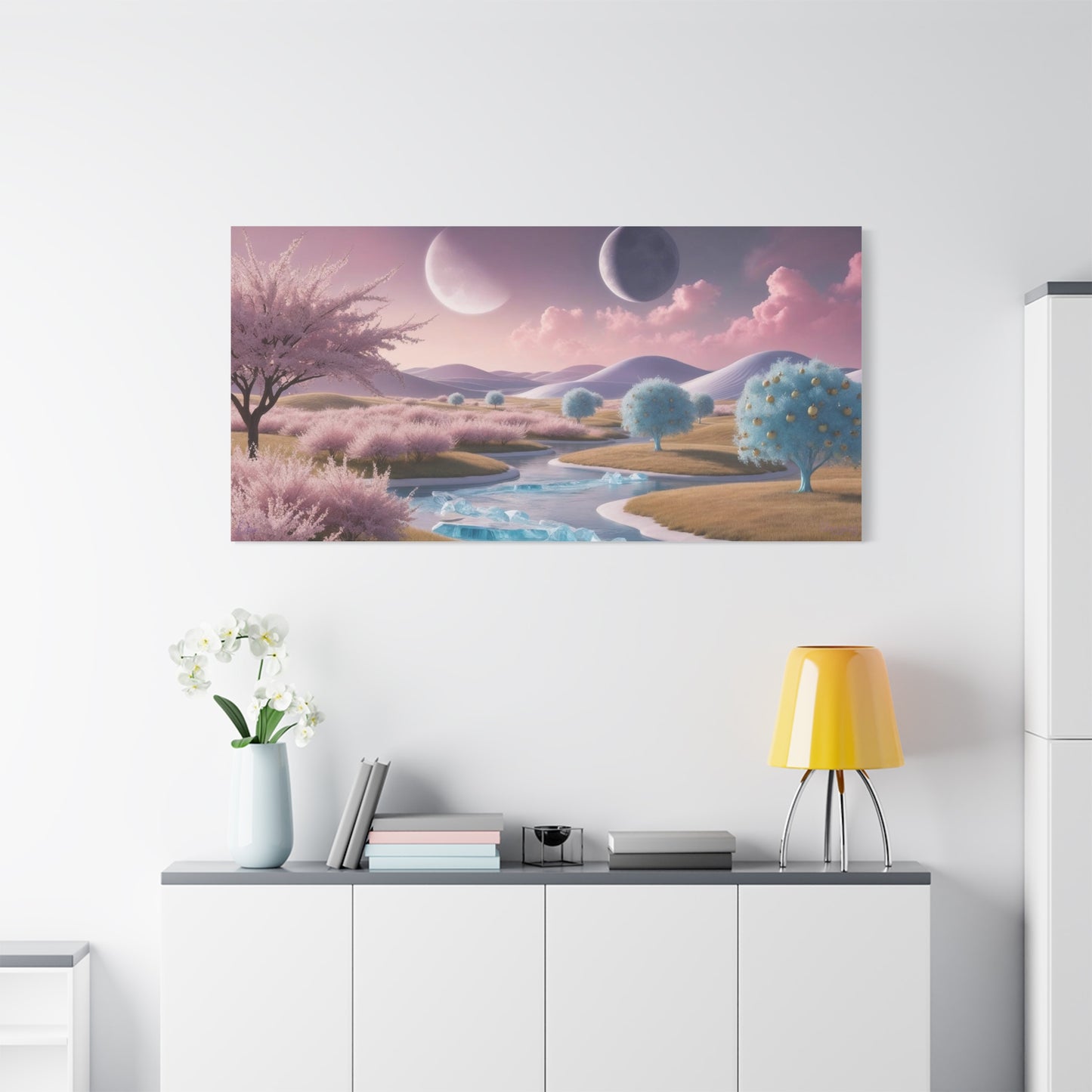 Eden Beyond Stars, Canvas Print , Wall Art Decor, Home Décor, Gift for Nature Lovers, Living Room Decoration