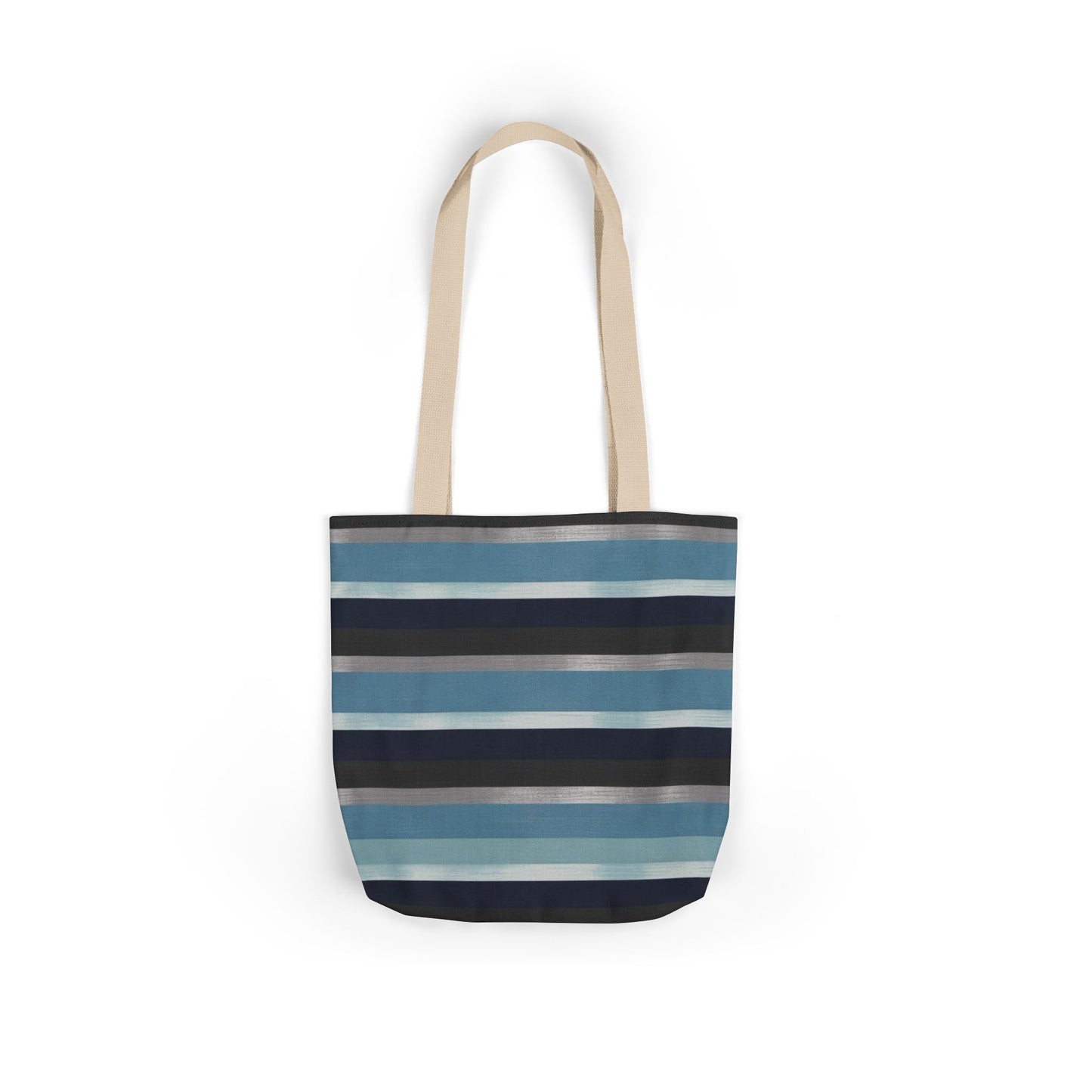 Stylish Canvas Tote Bag with 5-Color Straps, Eco-Friendly Shopping, Beach Day, Weekend Getaway, Gift for Her
