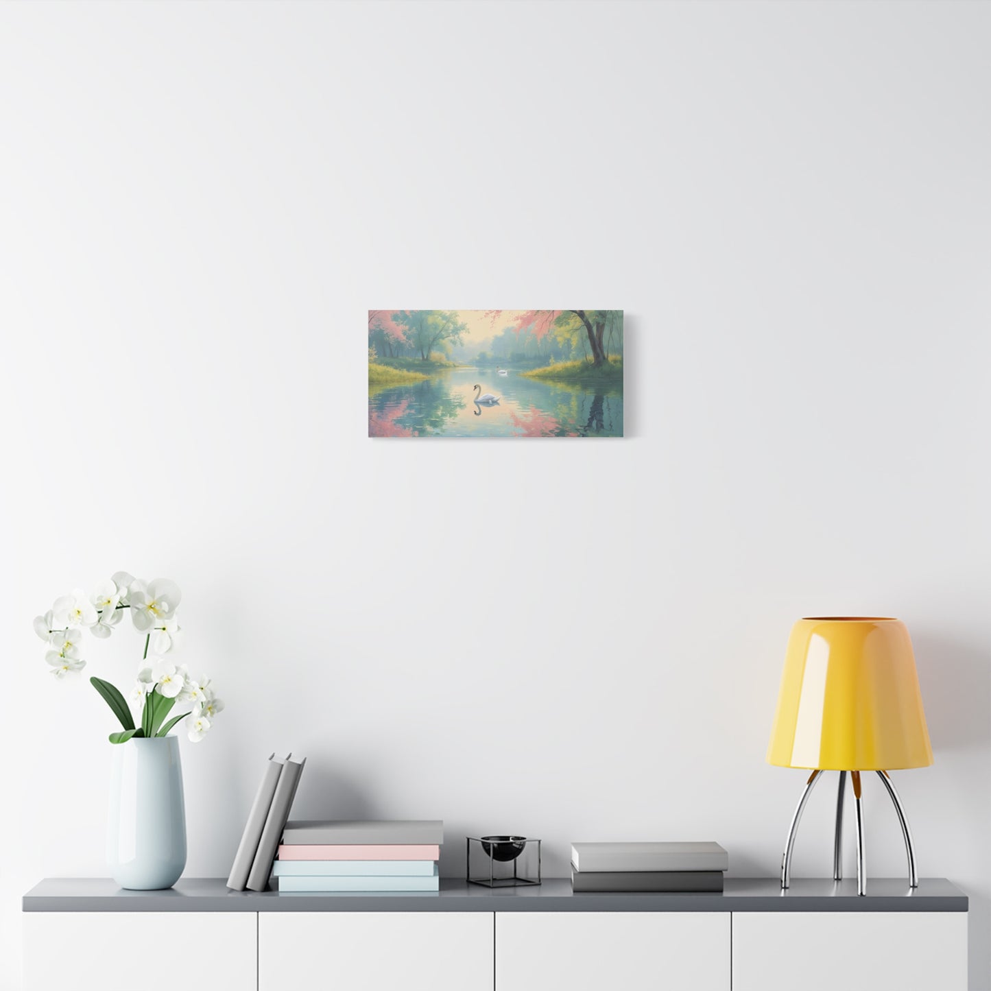 Serene Landscape Canvas Print - "Reflection" series, Wall Art Decor, Home Décor, Gift for Nature Lovers, Living Room Decoration