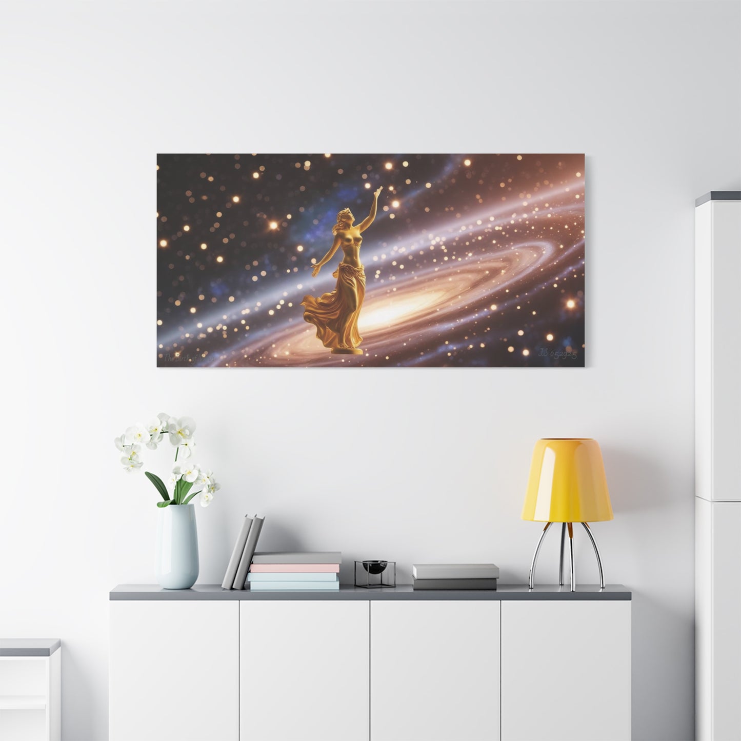 Serene Landscape Canvas Print - "The Birth of Venus" series, Wall Art Decor, Home Décor, Gift for Nature Lovers, Living Room Decoration