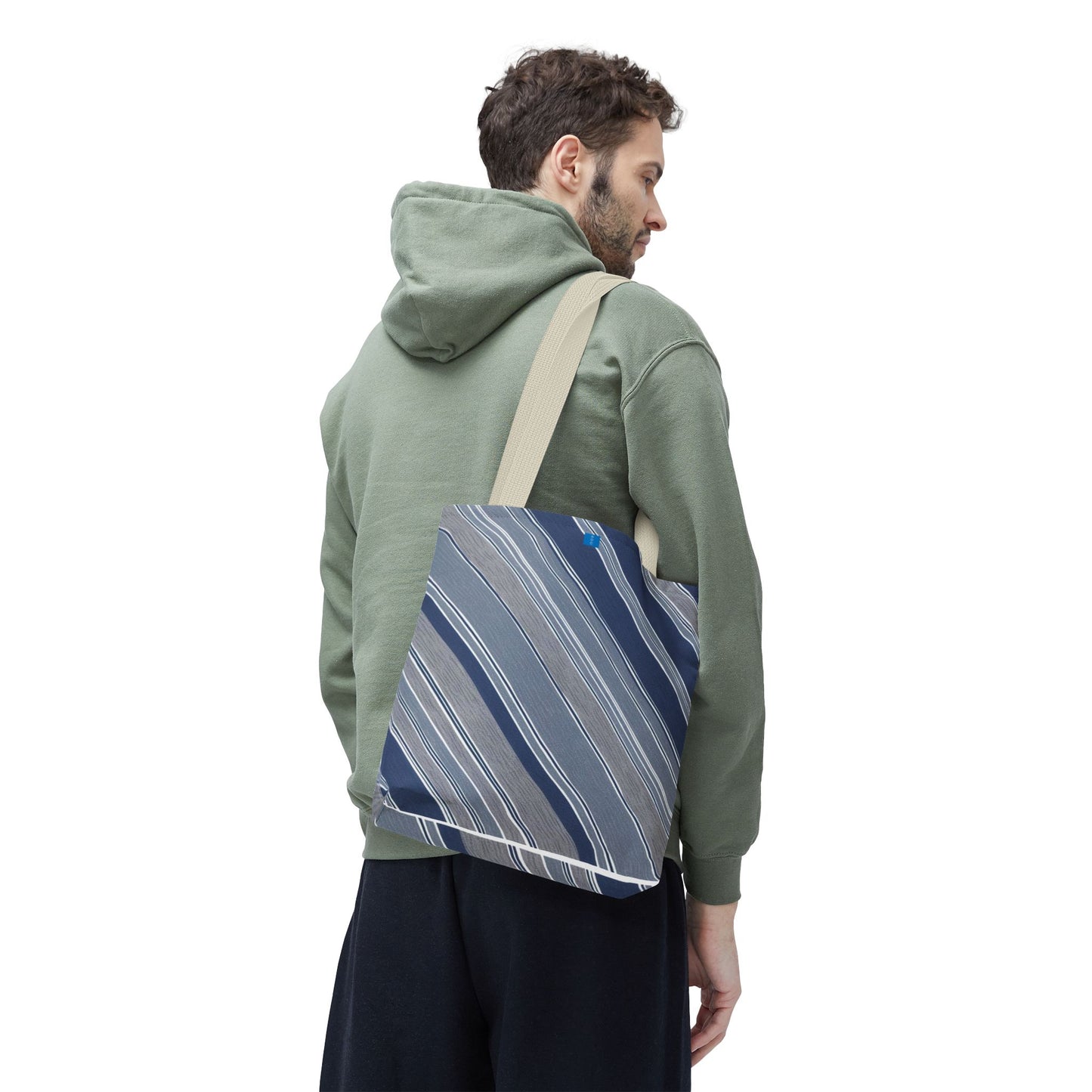 Stylish Striped Tote Bag for Everyday Use, Shopping, Beach Trips, Eco-Friendly Gift, Casual Fashion