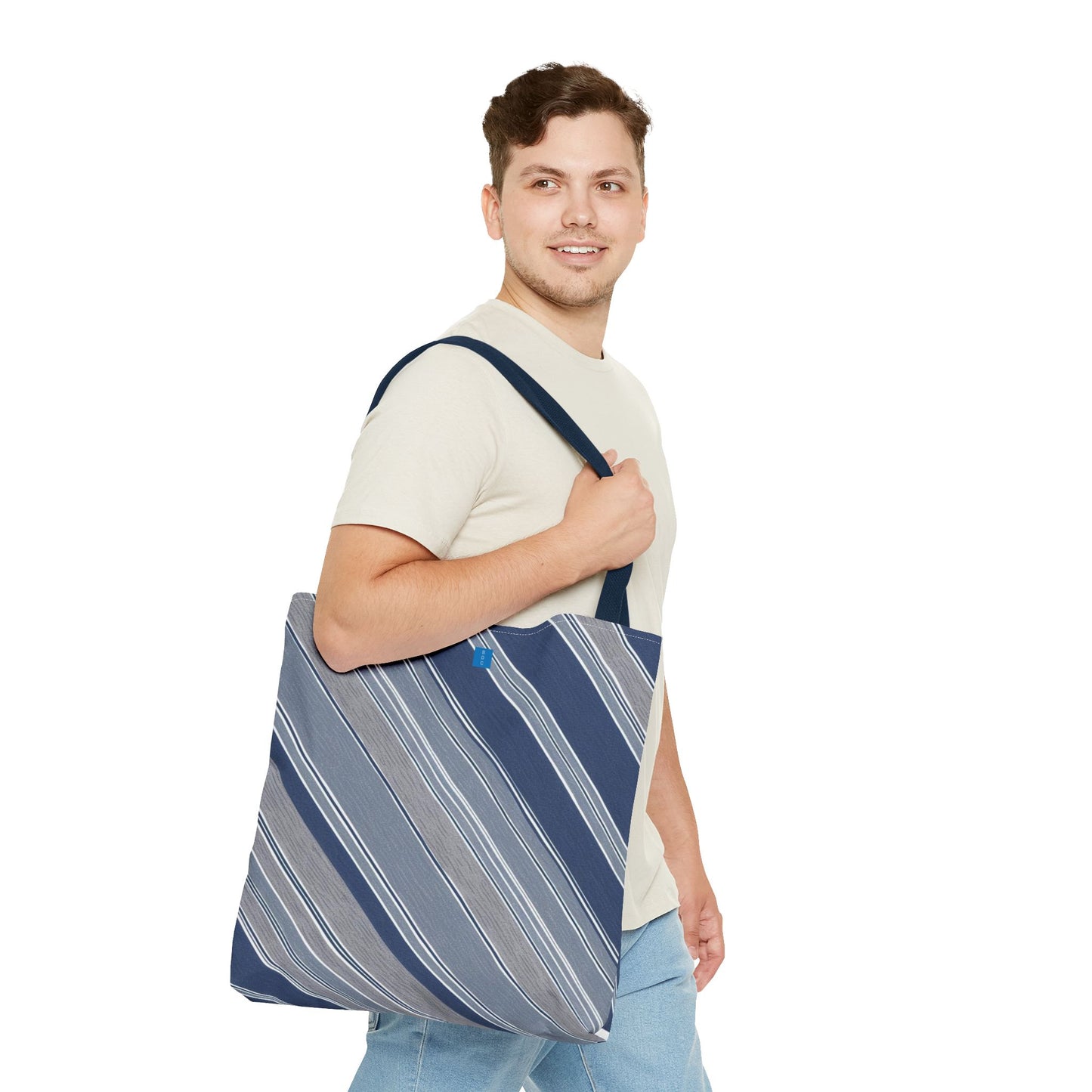Stylish Striped Tote Bag for Everyday Use, Shopping, Beach Trips, Eco-Friendly Gift, Casual Fashion