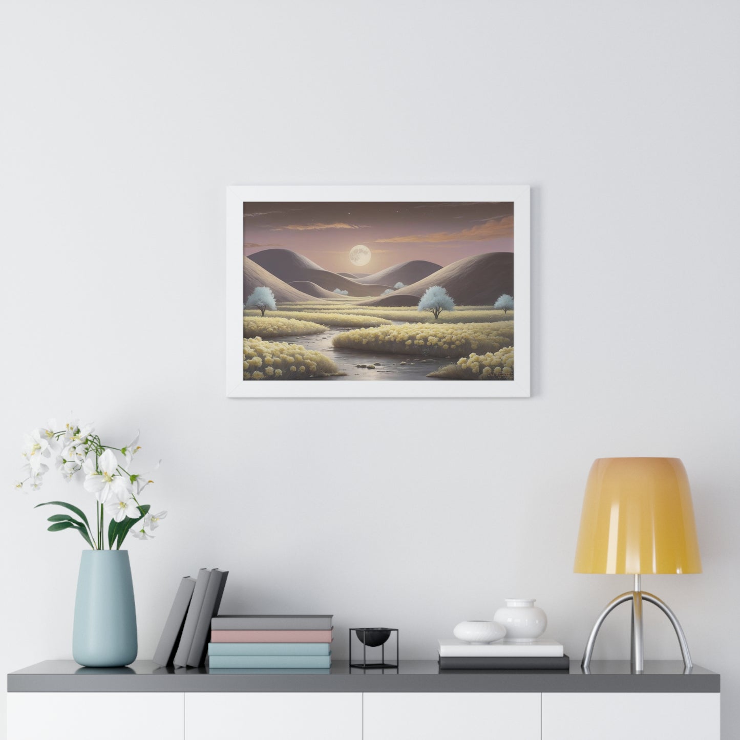 Dreamy Art for Home Decor "Eden Beyond Stars" Series, Modern Home Art, Unique Gift for Art Lovers, Beach House Wall Art, Stylish Decor