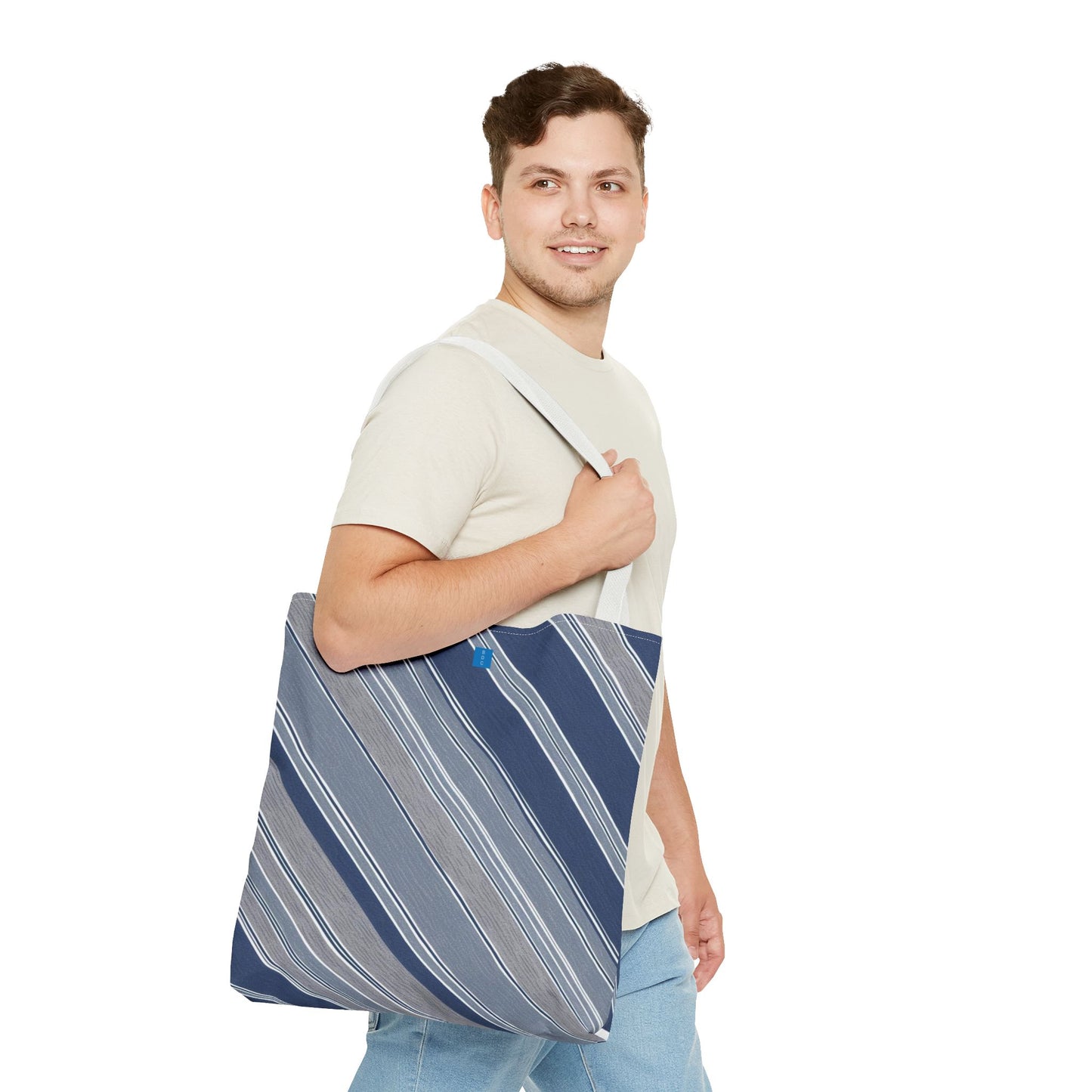 Stylish Striped Tote Bag for Everyday Use, Shopping, Beach Trips, Eco-Friendly Gift, Casual Fashion
