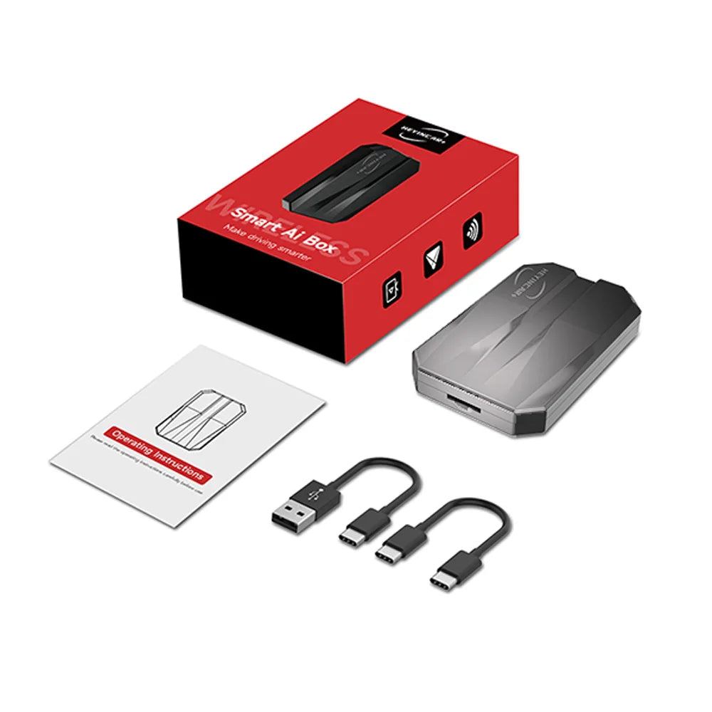 2025 HEYINCAR Smart AI Box Android Auto Wireless CarPlay Adapter For Toyota RAV4 Camry Corolla Crown Highlander Tacoma Yaris