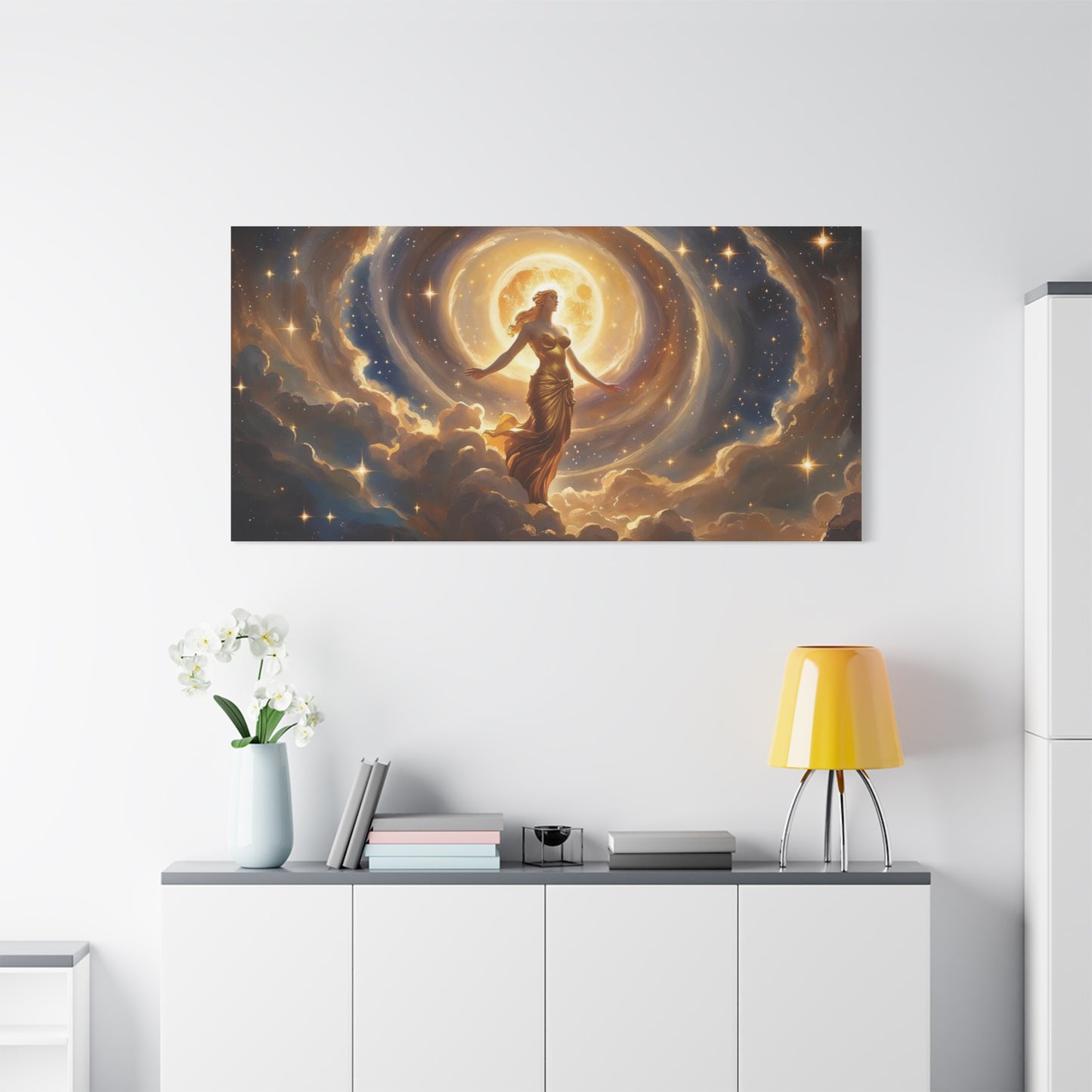 Serene Landscape Canvas Print - "The Birth of Venus" series, Wall Art Decor, Home Décor, Gift for Nature Lovers, Living Room Decoration