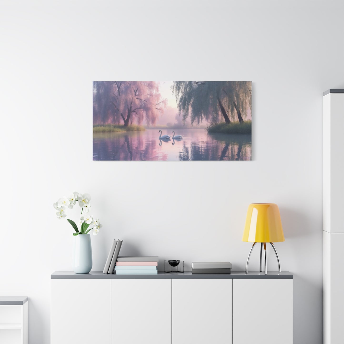 Serene Landscape Canvas Print - "Reflection" series, Wall Art Decor, Home Décor, Gift for Nature Lovers, Living Room Decoration