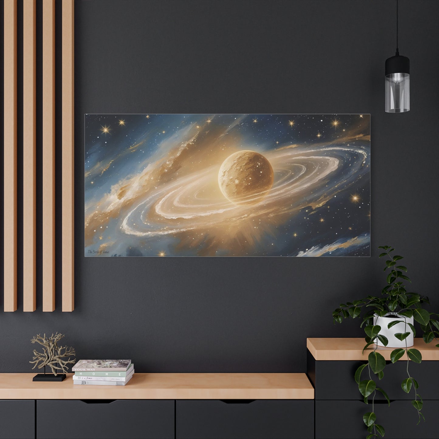 Serene Landscape Canvas Print - "The Birth of Venus" series, Wall Art Decor, Home Décor, Gift for Nature Lovers, Living Room Decoration