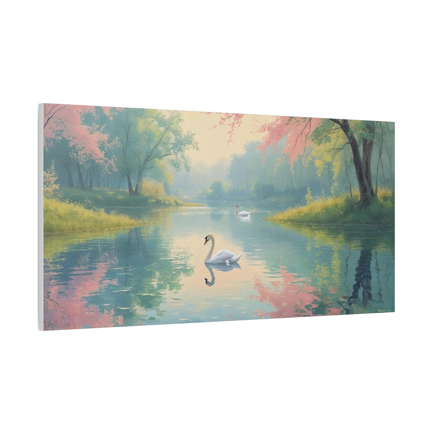 Serene Landscape Canvas Print - "Reflection" series, Wall Art Decor, Home Décor, Gift for Nature Lovers, Living Room Decoration