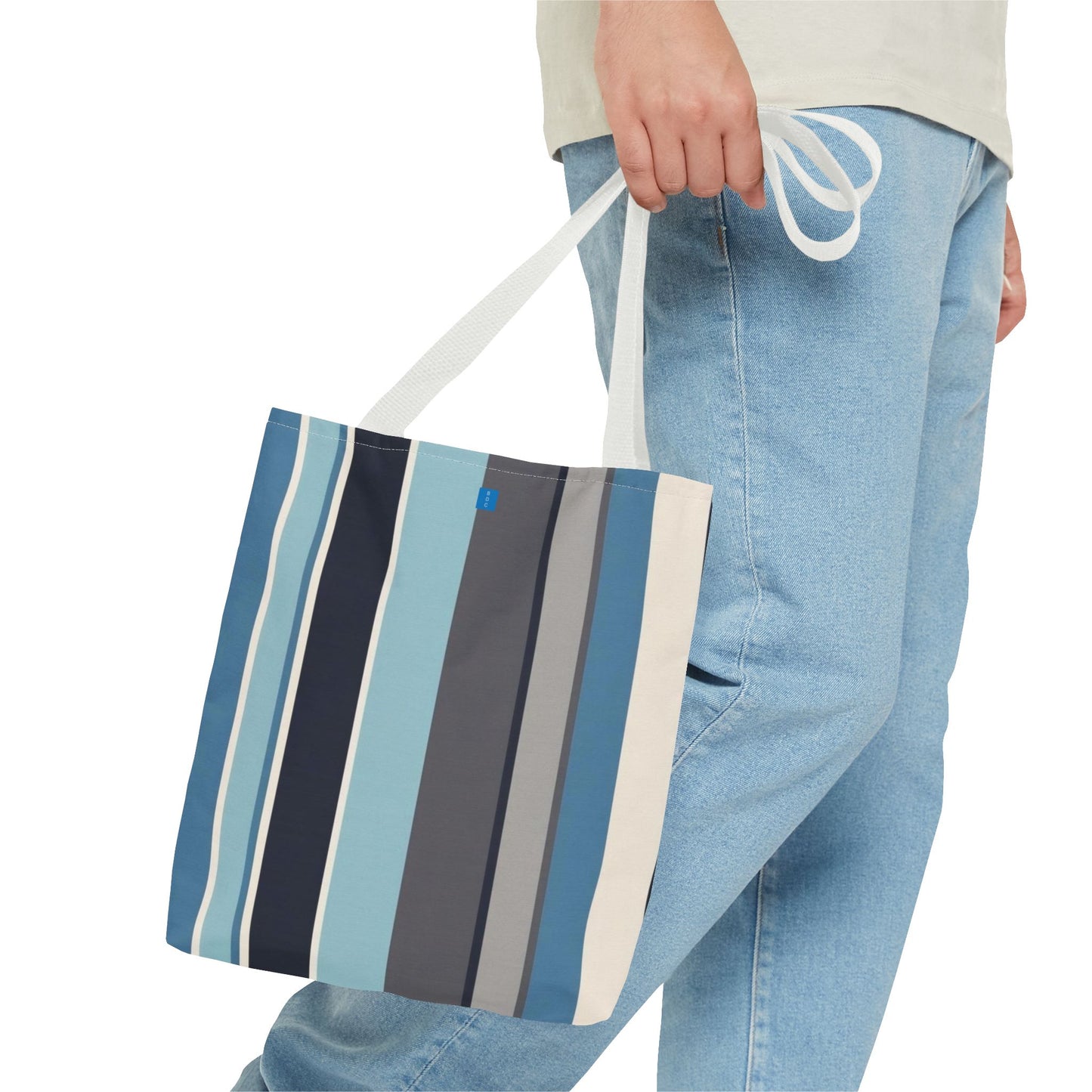 Stylish Striped Tote Bag | Versatile Reusable Shopper | Beach, Gym, Shopping, or Travel Essential | Fun Gift Idea