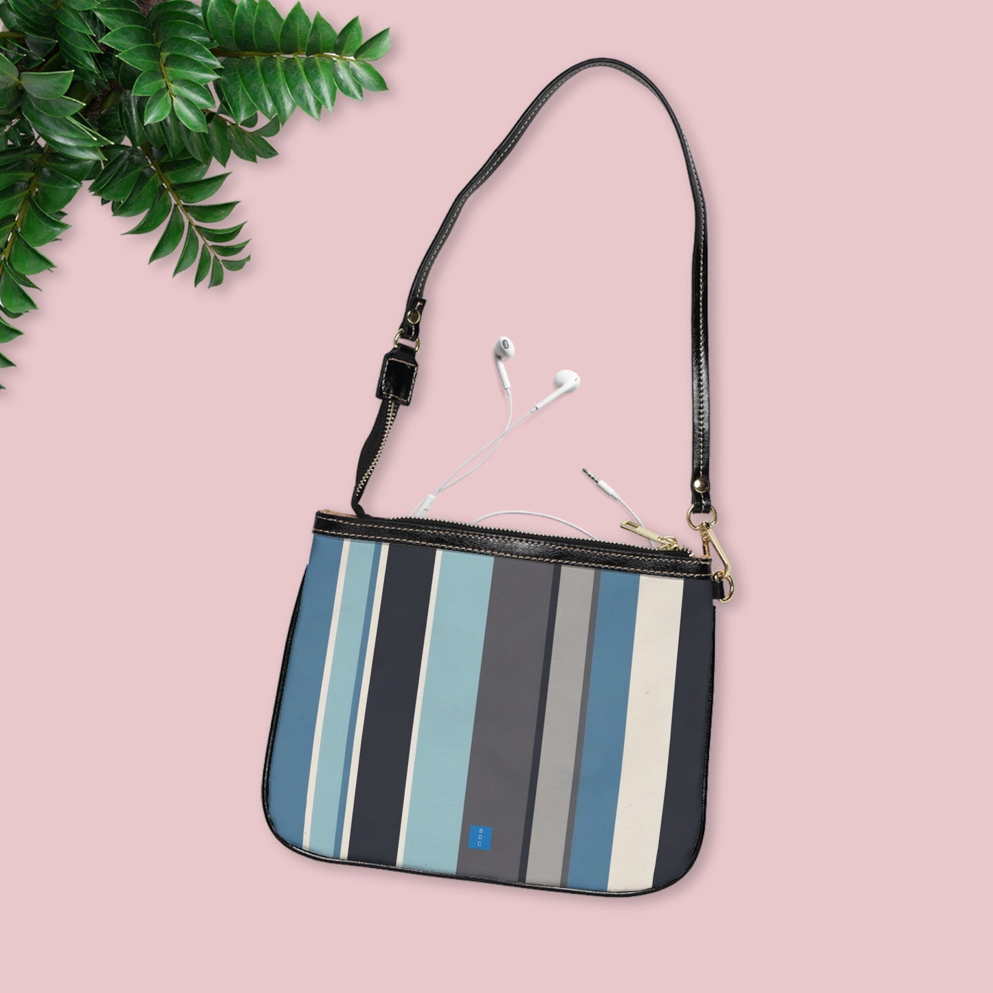 Stylish Chic Small Shoulder Bag, Stylish Crossbody Purse, Versatile Everyday Bag, Travel Accessory, Gift for Her, Striped Pattern