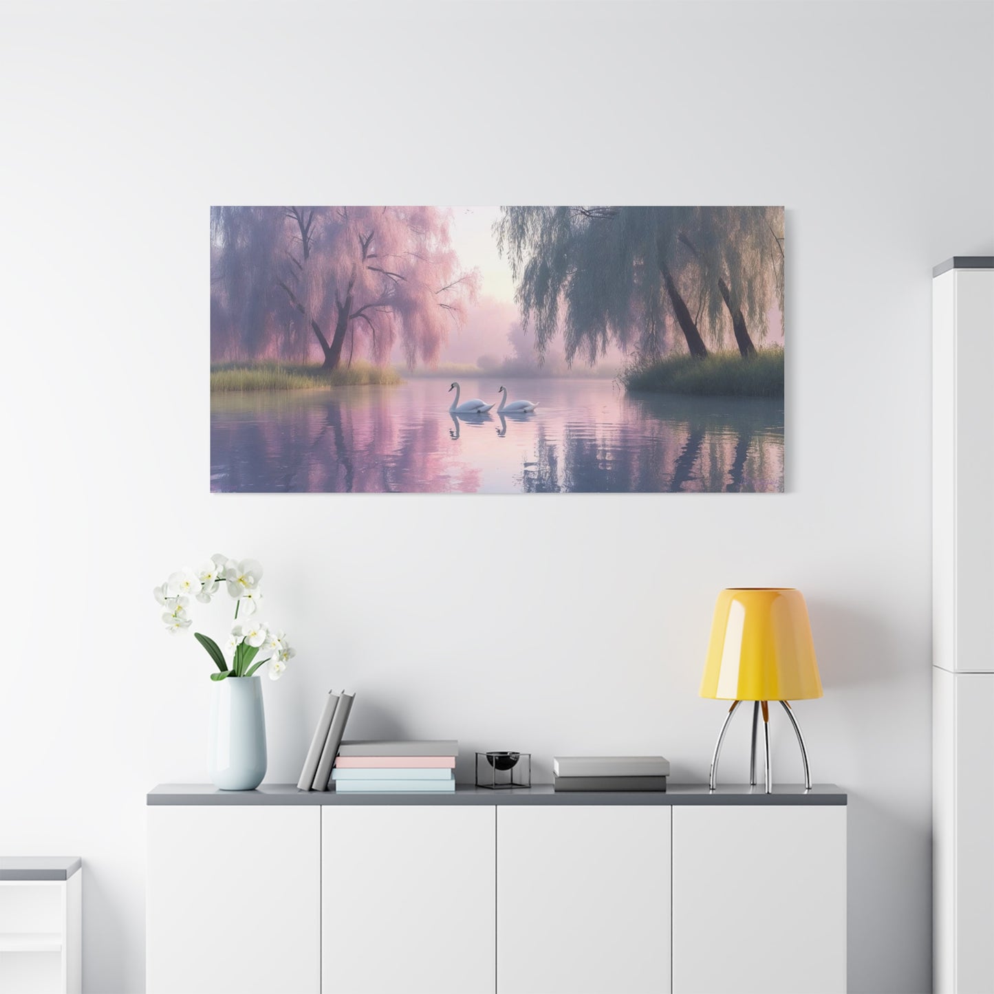 Serene Landscape Canvas Print - "Reflection" series, Wall Art Decor, Home Décor, Gift for Nature Lovers, Living Room Decoration