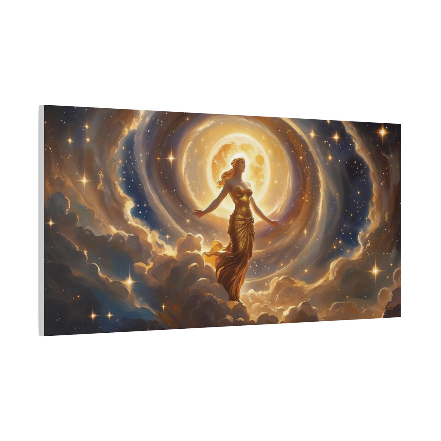 Serene Landscape Canvas Print - "The Birth of Venus" series, Wall Art Decor, Home Décor, Gift for Nature Lovers, Living Room Decoration