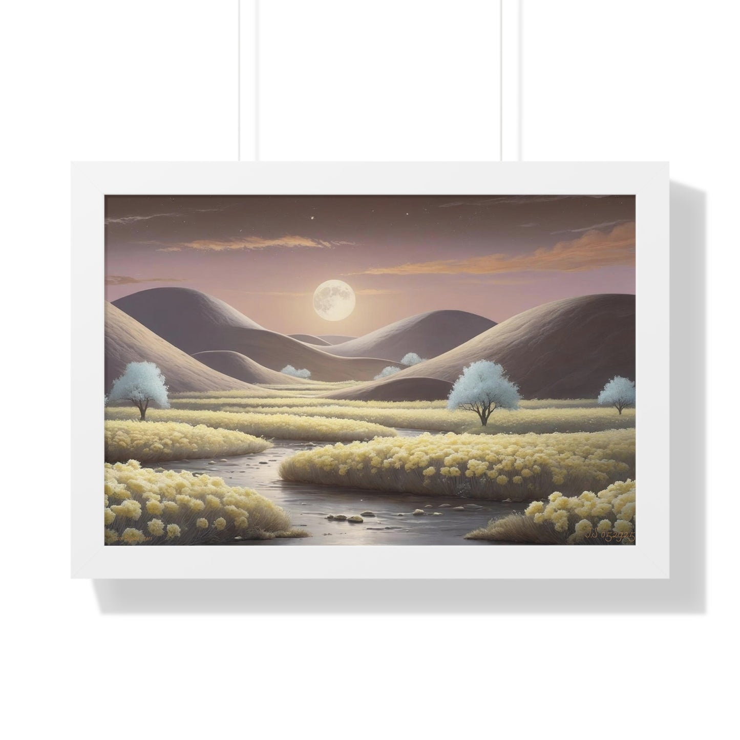 Dreamy Art for Home Decor "Eden Beyond Stars" Series, Modern Home Art, Unique Gift for Art Lovers, Beach House Wall Art, Stylish Decor