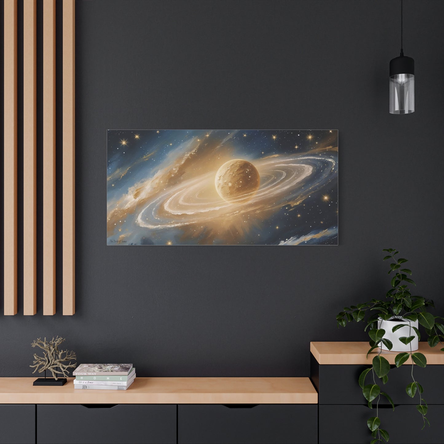 Serene Landscape Canvas Print - "The Birth of Venus" series, Wall Art Decor, Home Décor, Gift for Nature Lovers, Living Room Decoration
