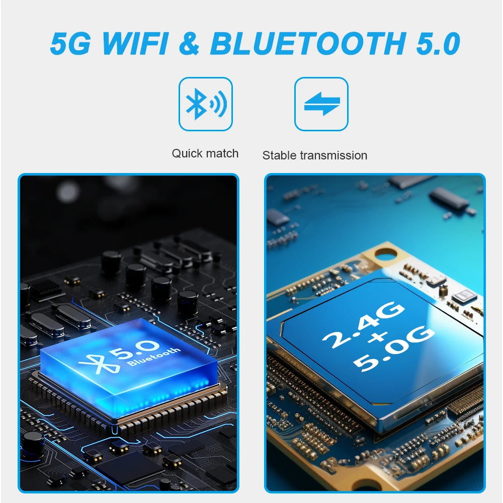 Acodo New Wireless CarPlay Android Auto Car Adapter Plug and Play Smart Mini Box WiFi Connect Universal Bluetooth Fast Connect