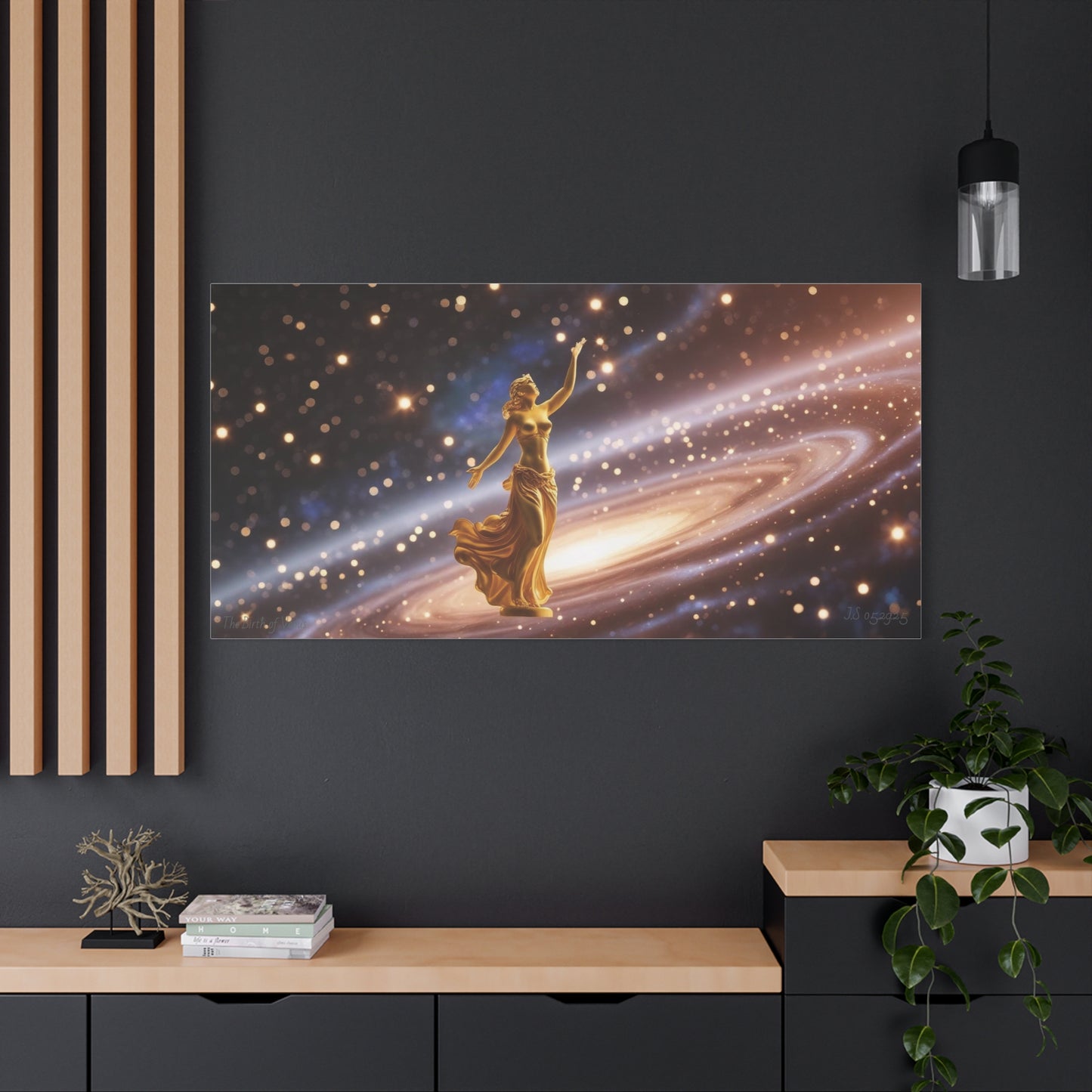 Serene Landscape Canvas Print - "The Birth of Venus" series, Wall Art Decor, Home Décor, Gift for Nature Lovers, Living Room Decoration