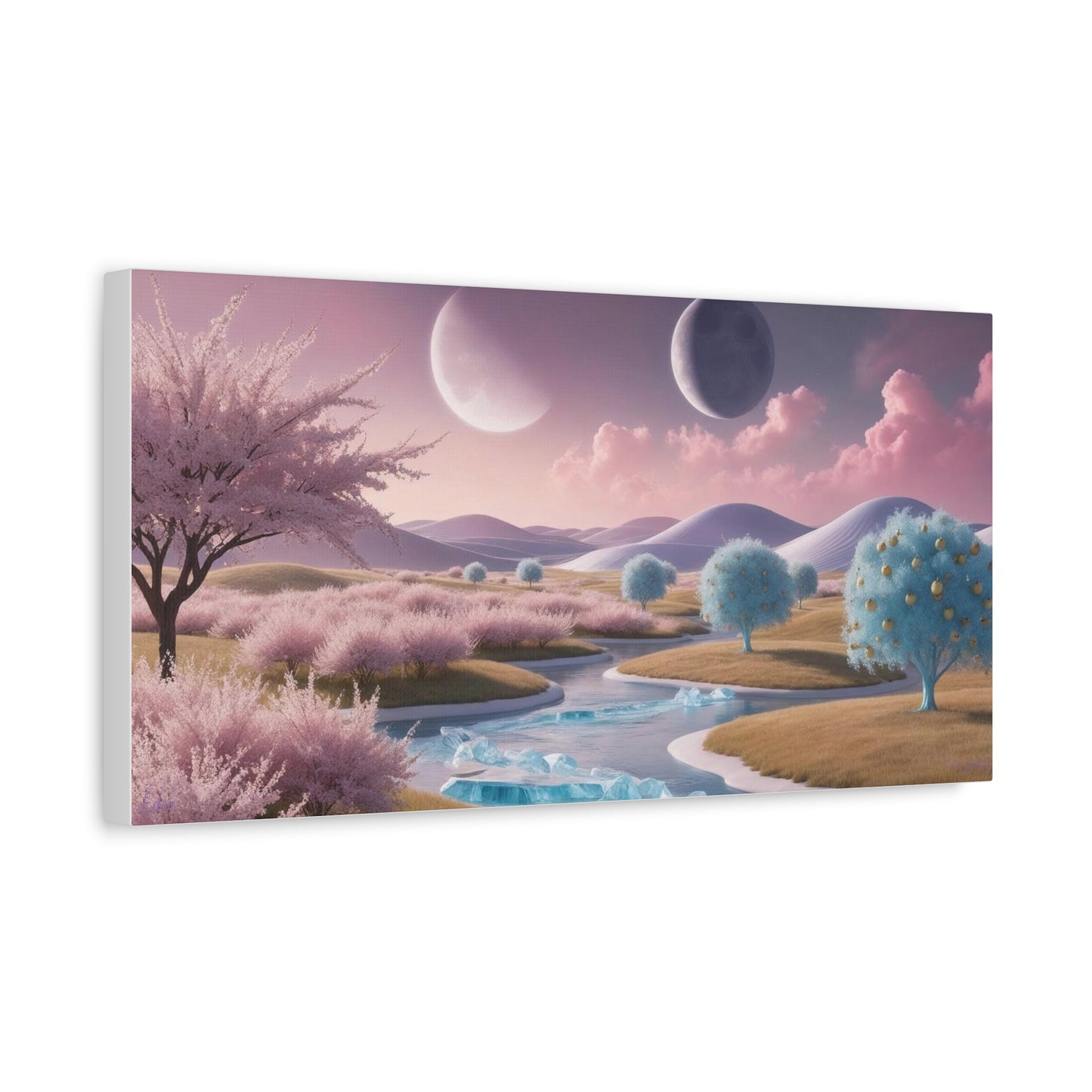 Eden Beyond Stars, Canvas Print , Wall Art Decor, Home Décor, Gift for Nature Lovers, Living Room Decoration