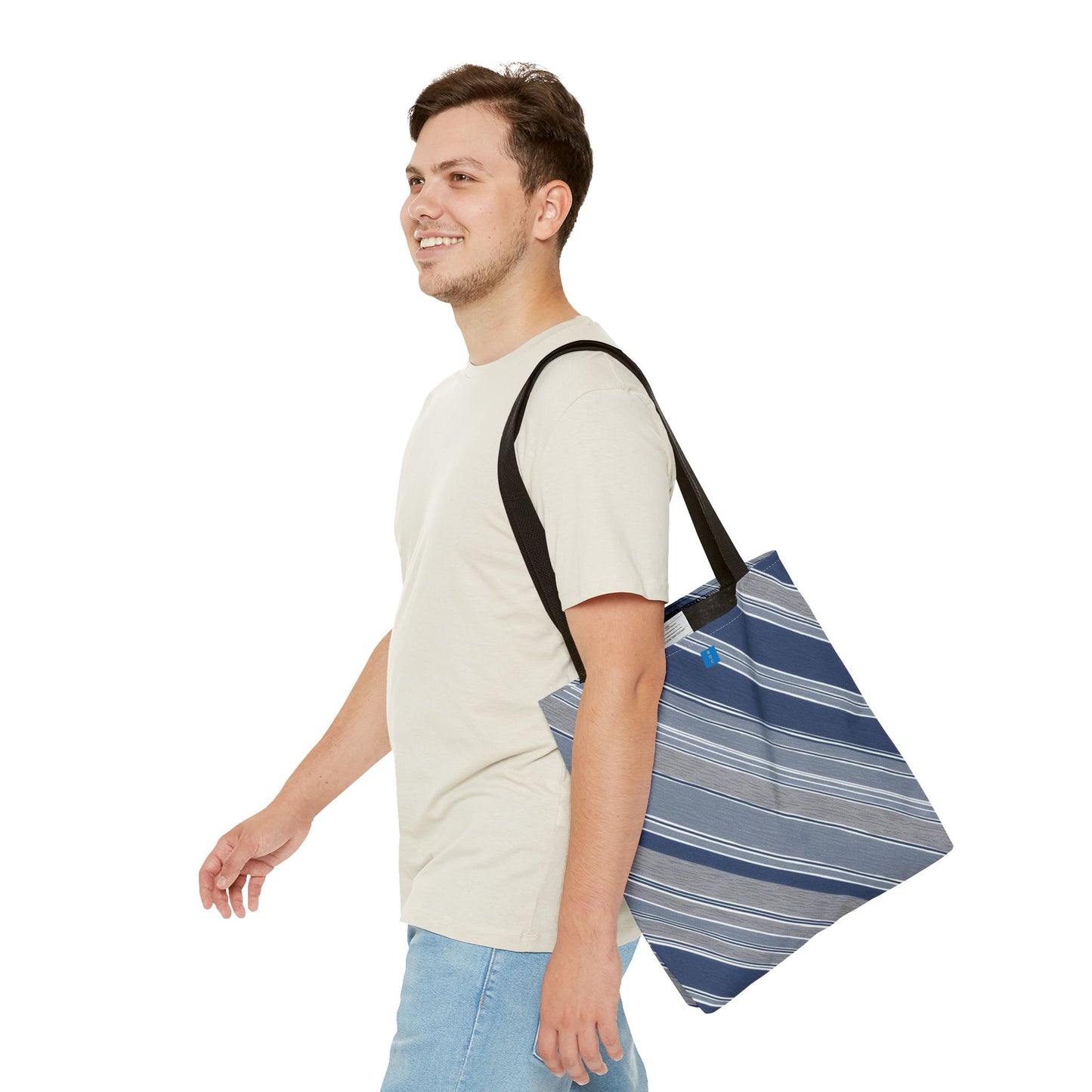 Stylish Striped Tote Bag for Everyday Use, Shopping, Beach Trips, Eco-Friendly Gift, Casual Fashion
