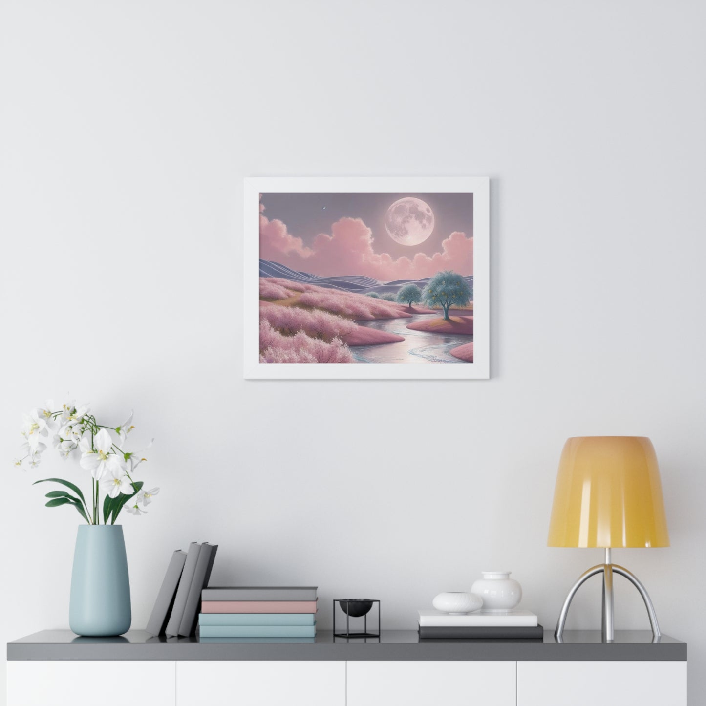 "Eden Beyond Stars", Dreamy Art for Home Decor "Eden" Series, Modern Home Art, Unique Gift for Her, Beach House Wall Art, Stylish Decor