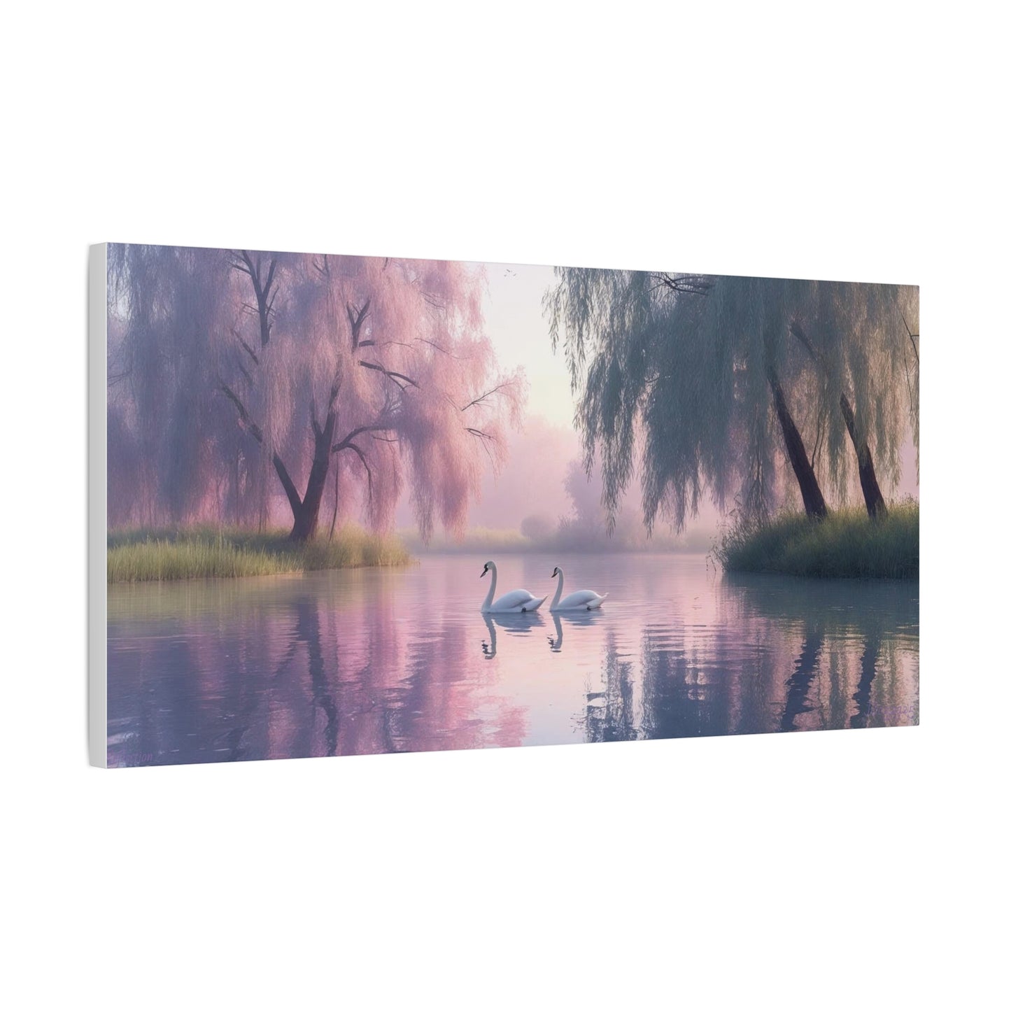 Serene Landscape Canvas Print - "Reflection" series, Wall Art Decor, Home Décor, Gift for Nature Lovers, Living Room Decoration